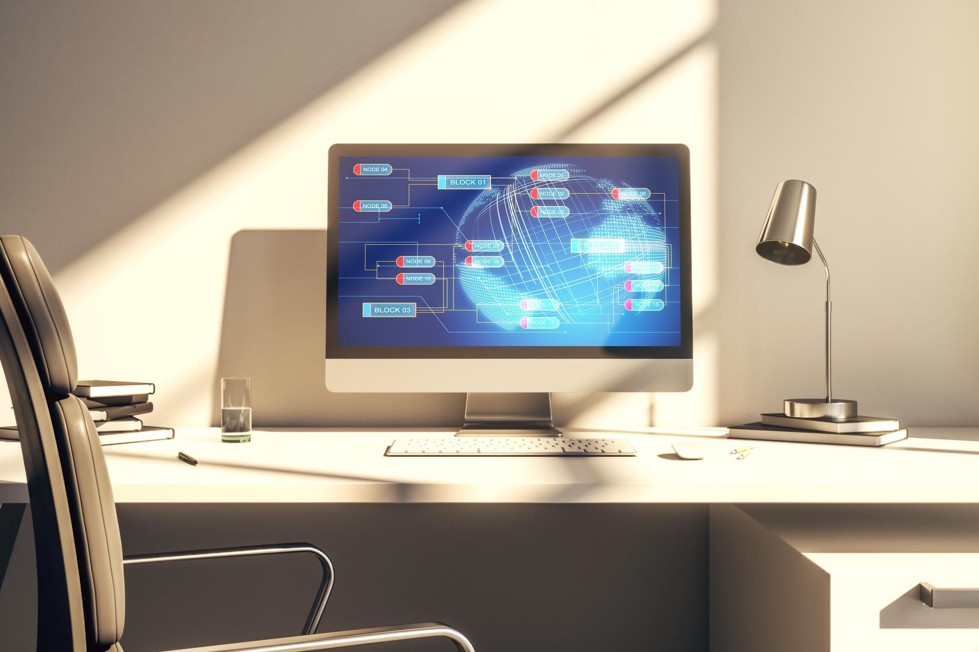 Unlock Your WordPress Potential with Fully Managed Hosting 16 modern computer monitor with abstract programming 0555b6e760c908033781