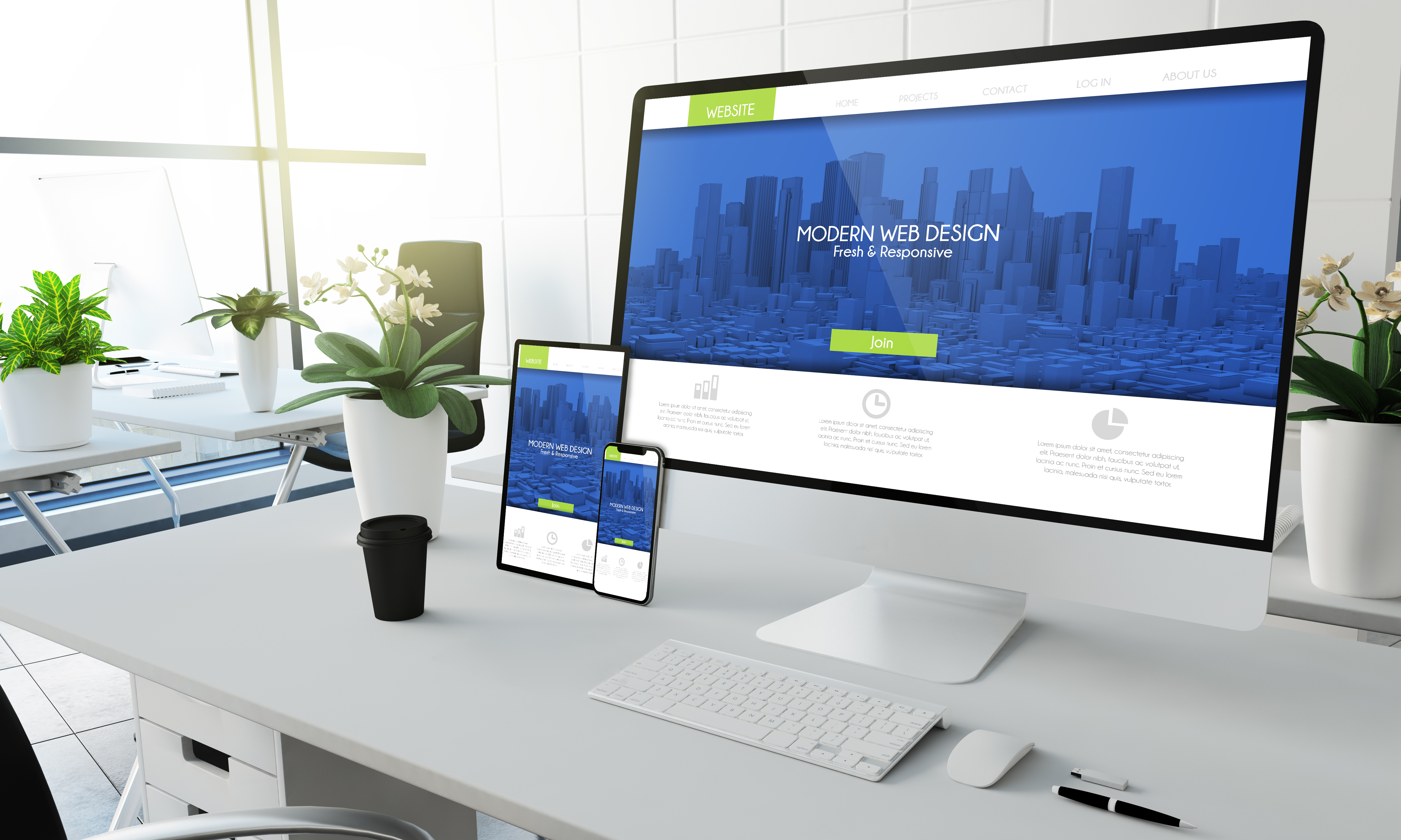 modern responsive design devices mockup 8517c66633e335efab54