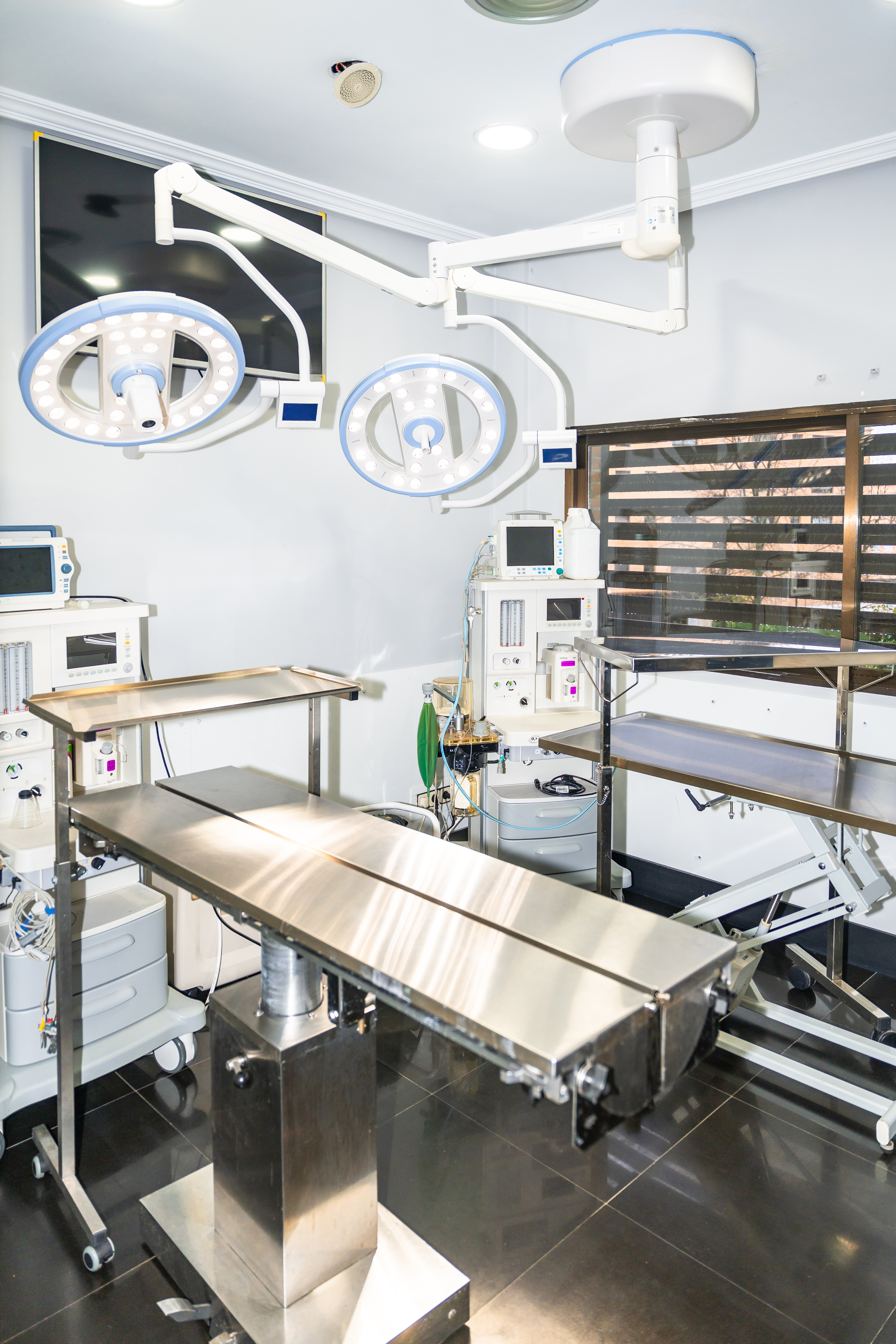 modern veterinary operating room ready for surgery c9baa52b397e32f9b594