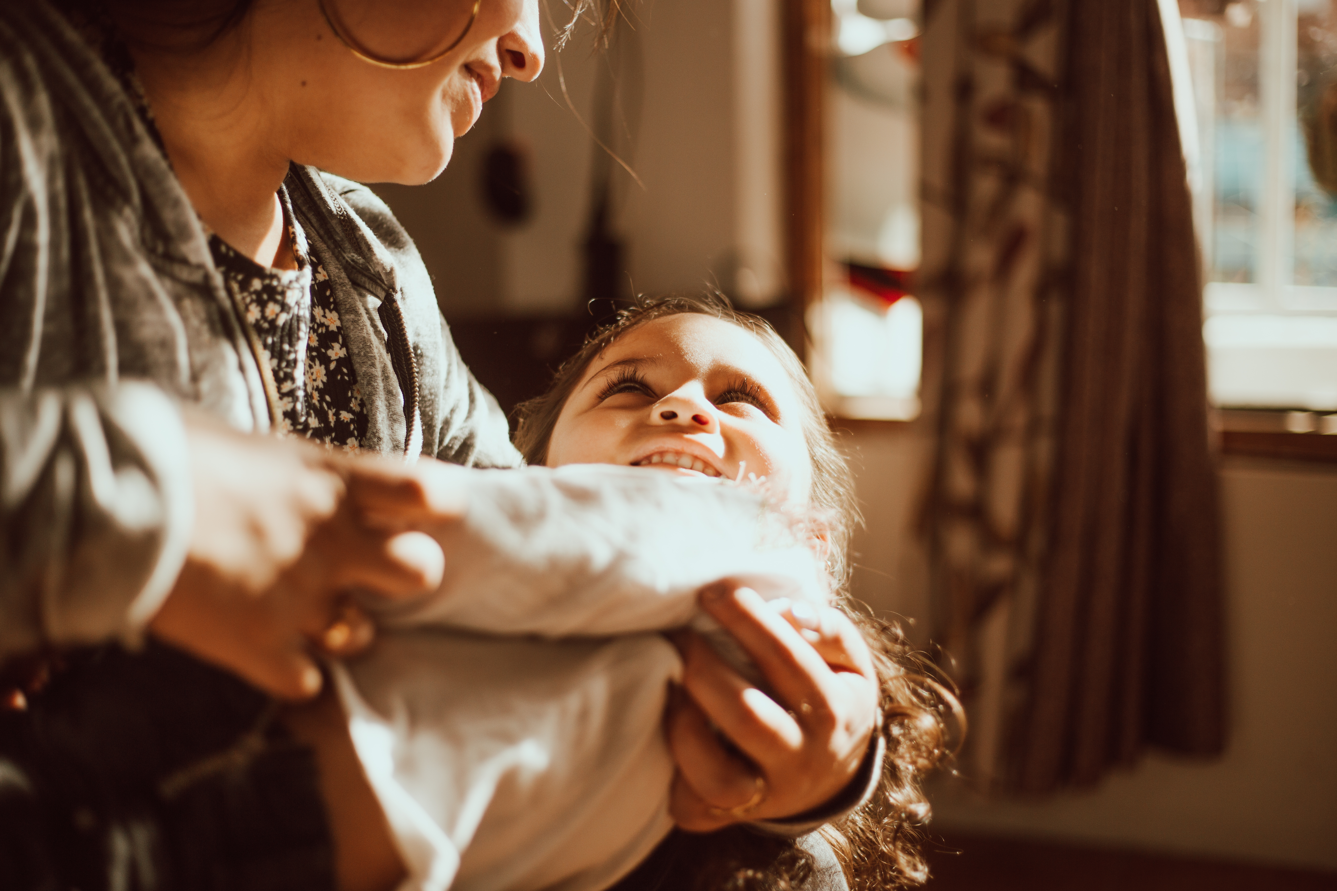 mom and daughter smiling concept of love mother 3f1c2e94279cc4165830