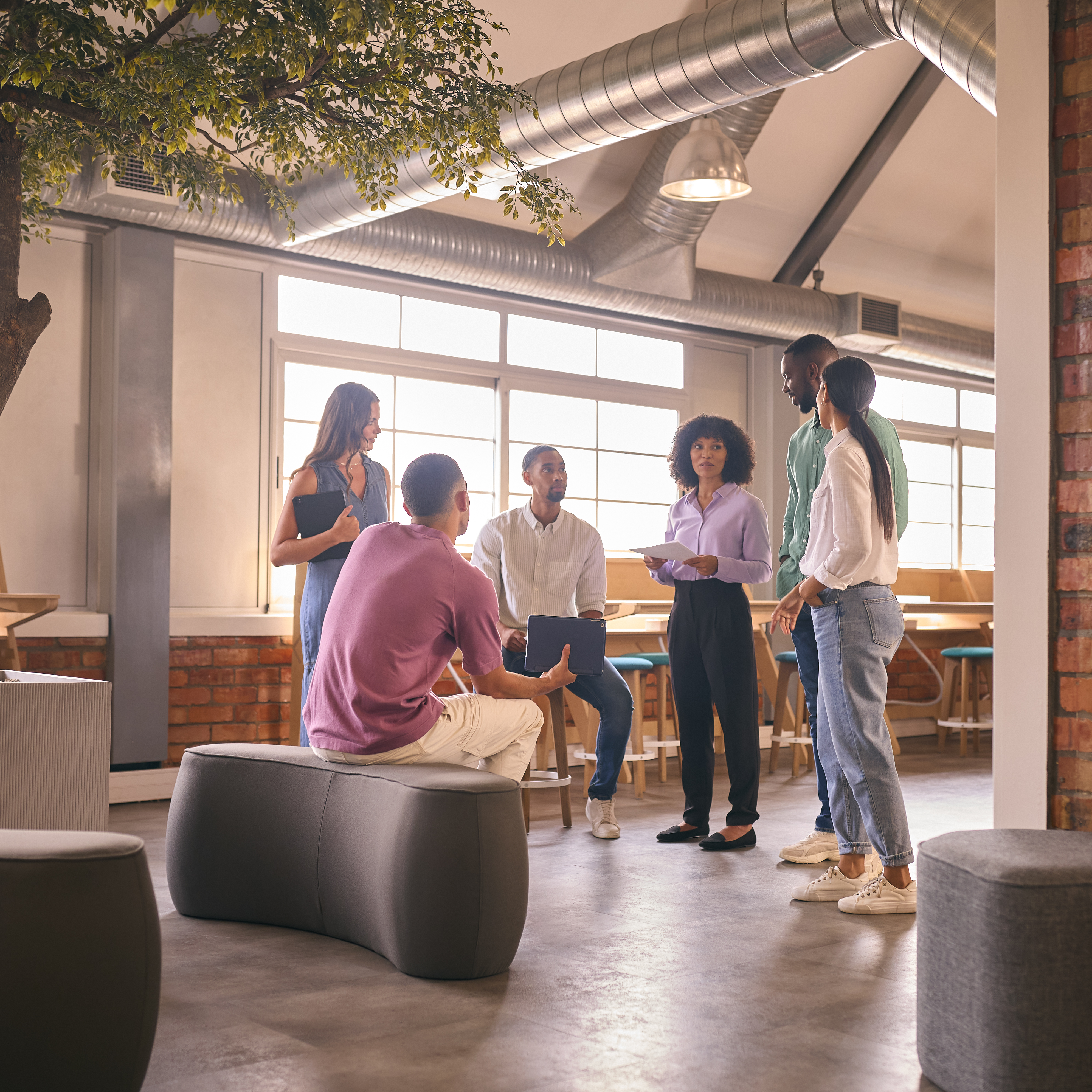Informal team meeting