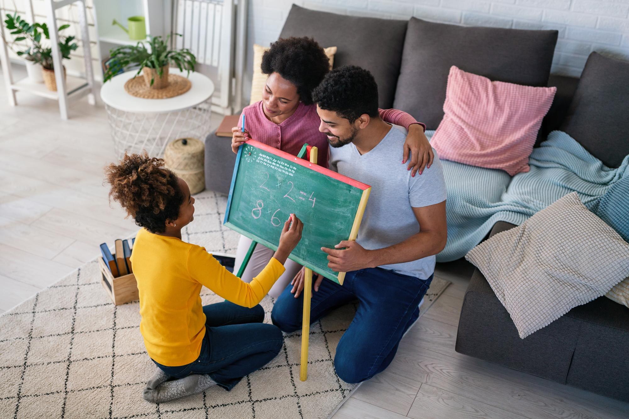 multiethnic black diverse family teaching child ho 6806688ef34de0a8d2fc