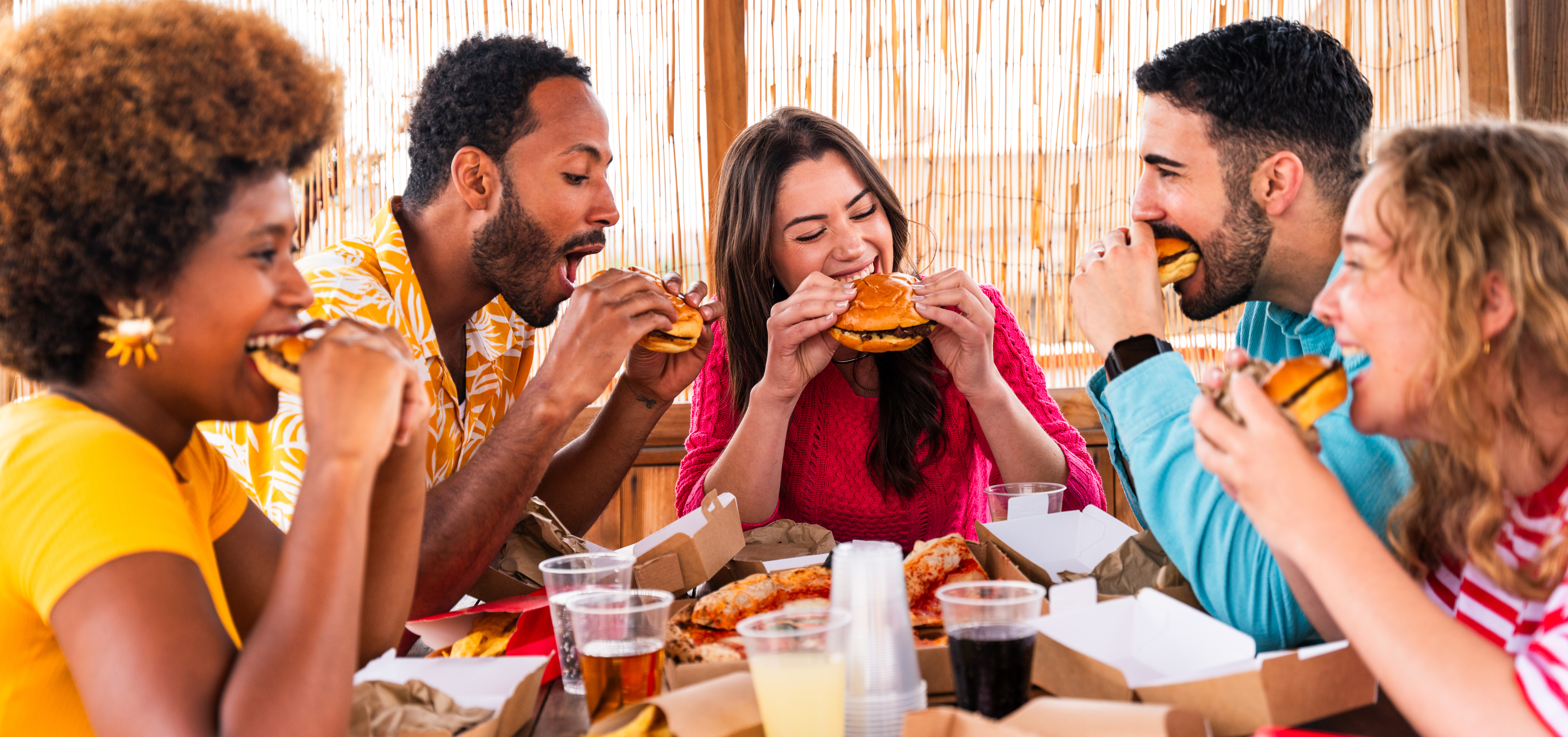 multiethnic group of friends having dinner barbecu 11fb5e871d3efc9359fe