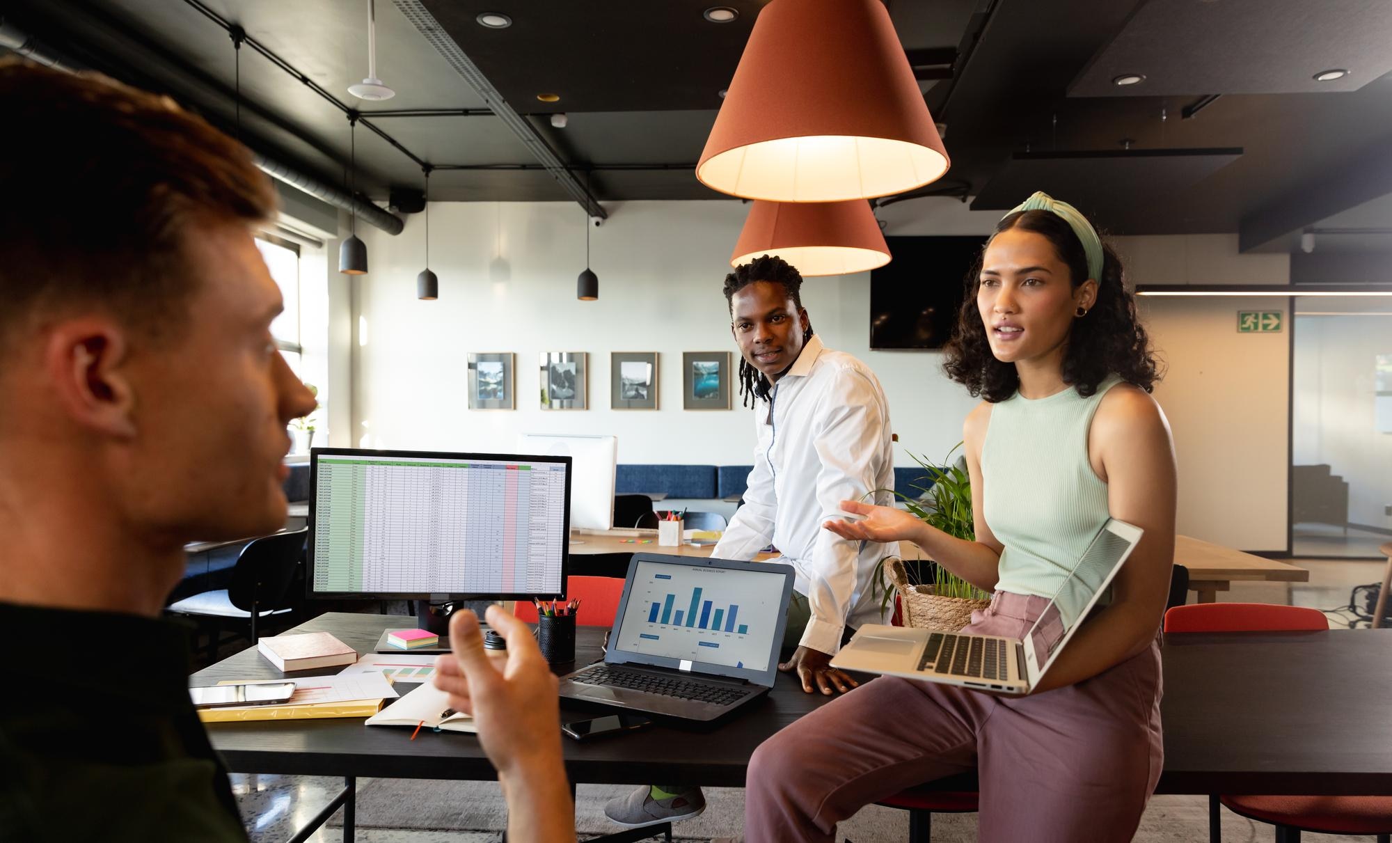 Automate Your Shopify Journey: Crafting Custom Workflows for Seamless Sales 8 multiracial male and female colleagues discussing 69e0f140195159b3d3ab