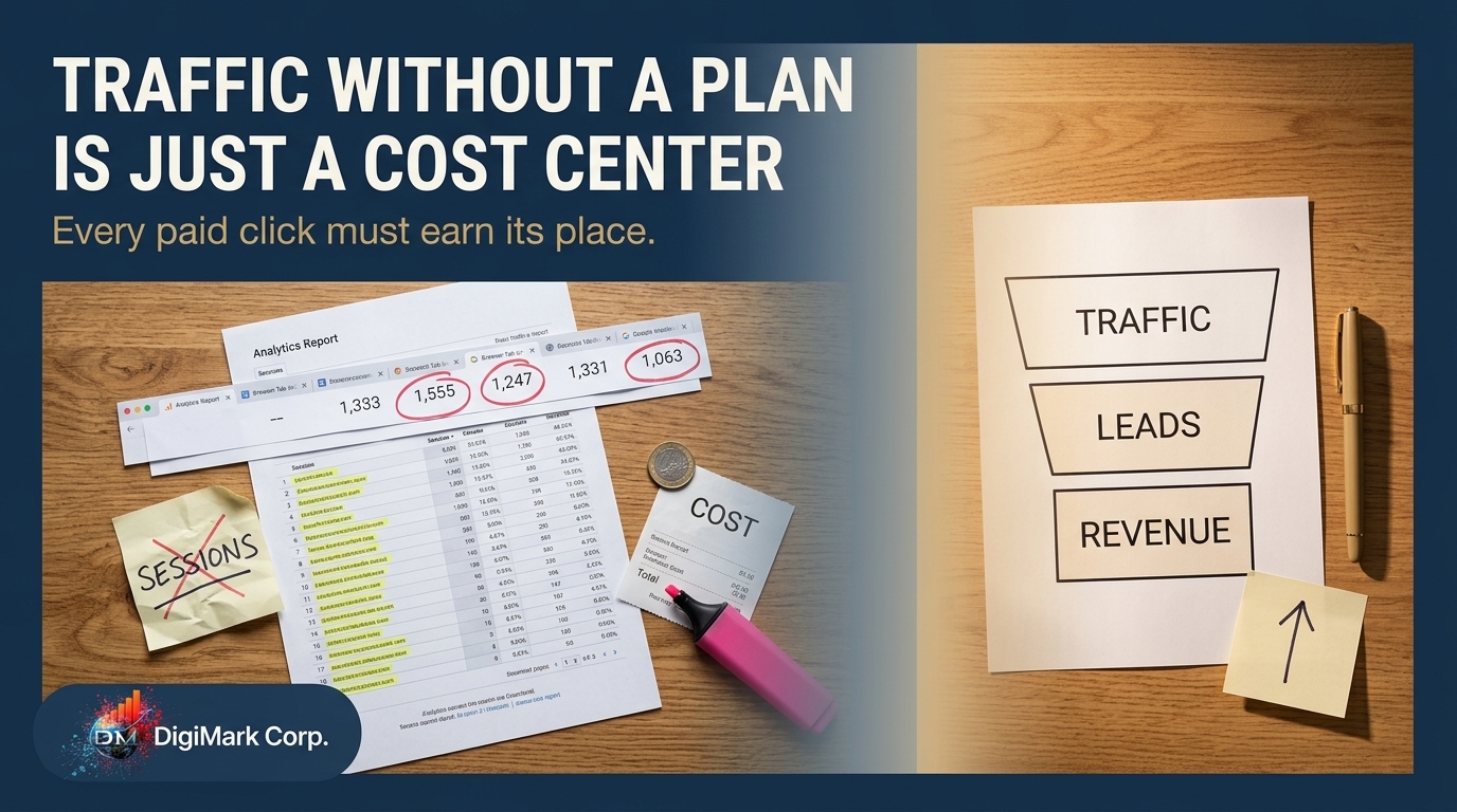 Website Traffic Buys: Why Clicks Without a Conversion Plan Are Just a Cost Center 2