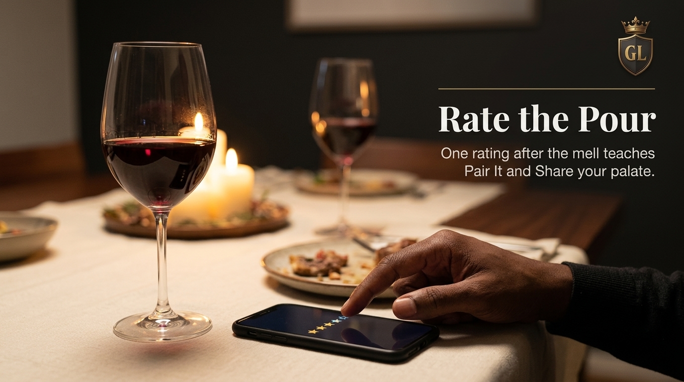 Rate the Pour. Pair Smarter.