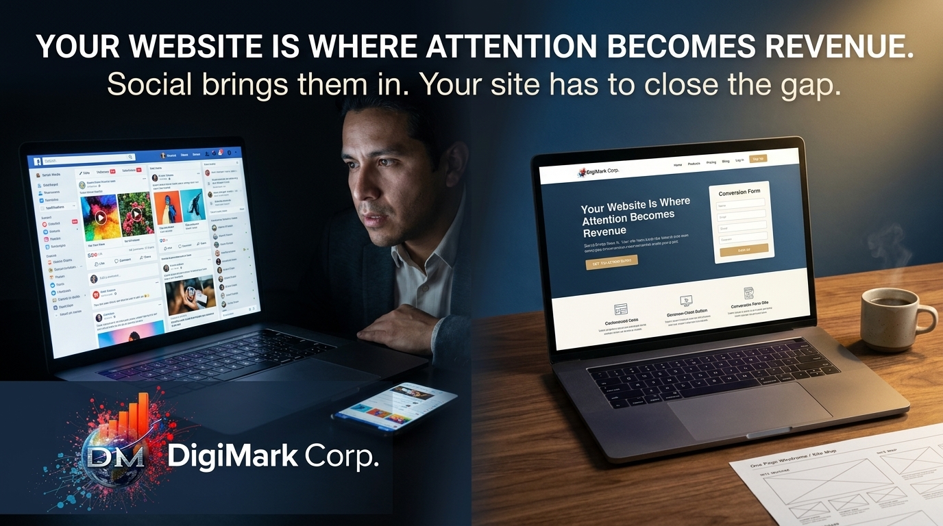 Your Website Is the Conversion Engine: Turn Social Attention into Revenue 2