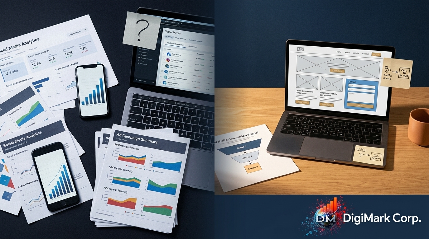 If you want more business from digital marketing, the question is not whether people saw your post, it is whether your website was ready when they arrived. 3