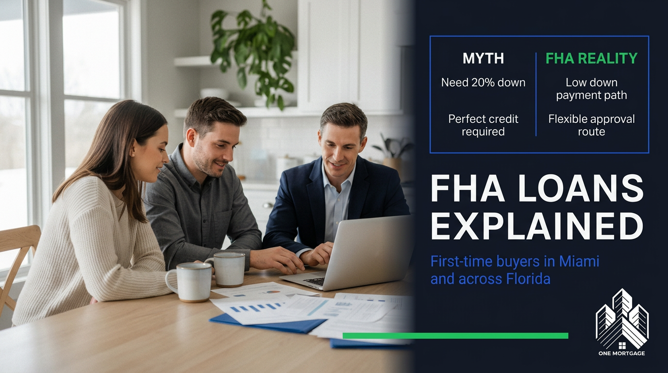 FHA Loans Explained for First-Time Homebuyers in Miami and Across Florida!