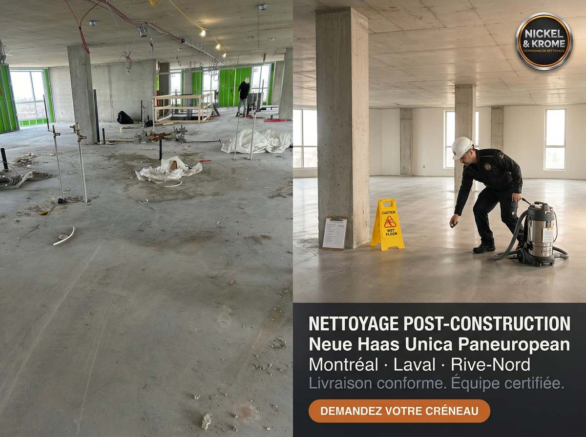 Étude de cas de remise de chantier réussie