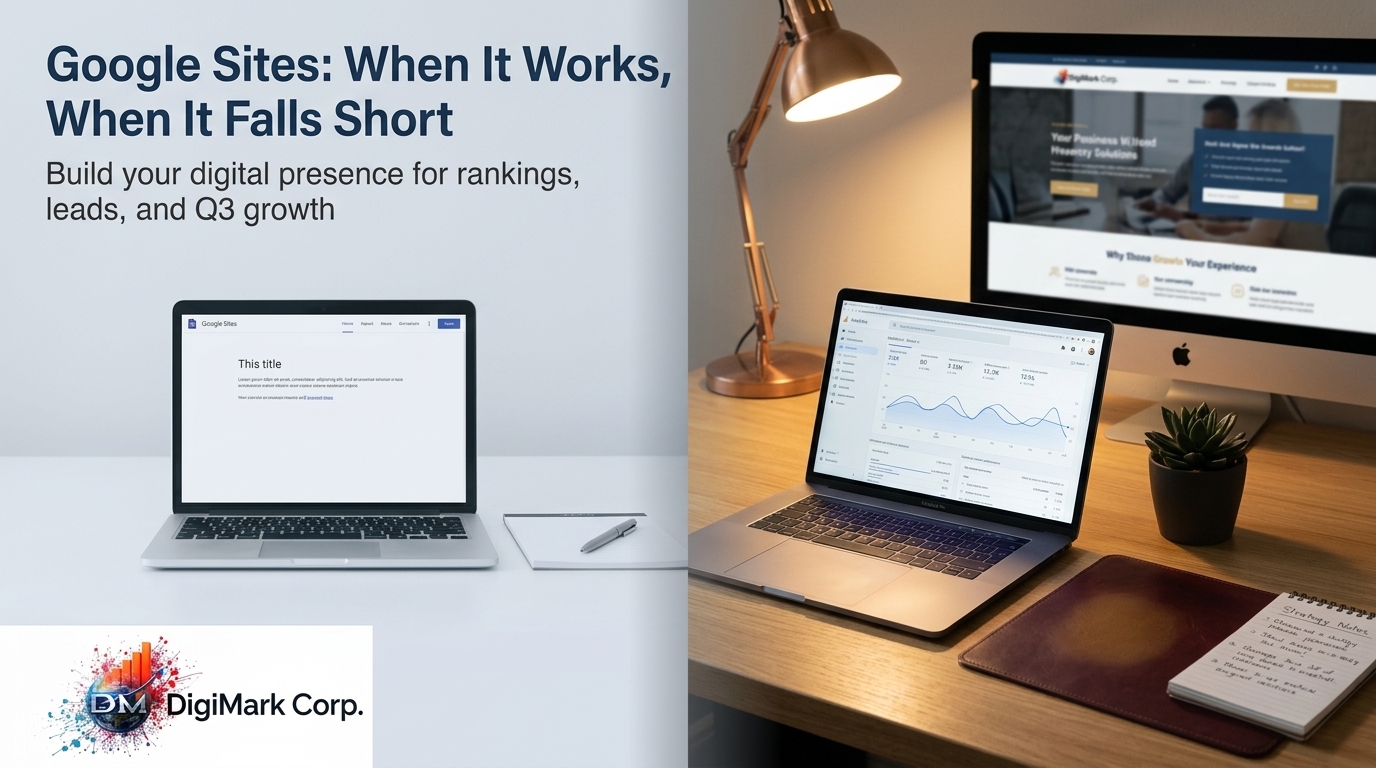 Google Sites: When It Works, When It Falls Short, and What Businesses Should Do Before Q3 3