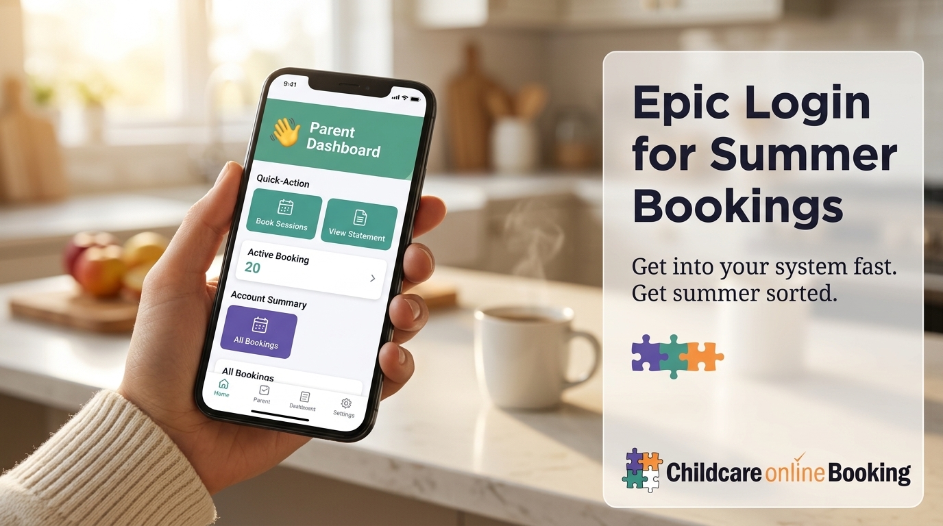 Epic login for summer bookings: sign in with confidence, get booking in minutes 1 Childcare software nano banana generated e0e31519ba02b421568f