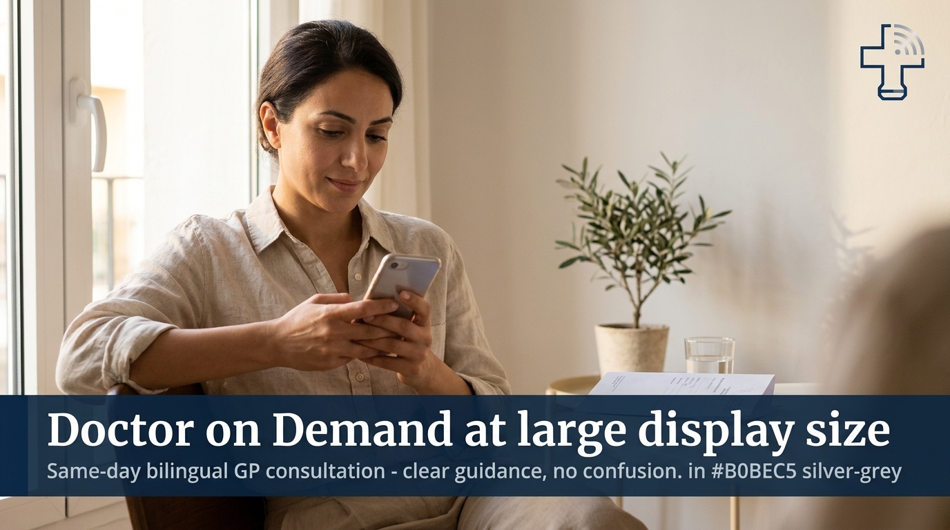 Doctor on Demand: Same-Day Bilingual GP Guidance Without the Guesswork
