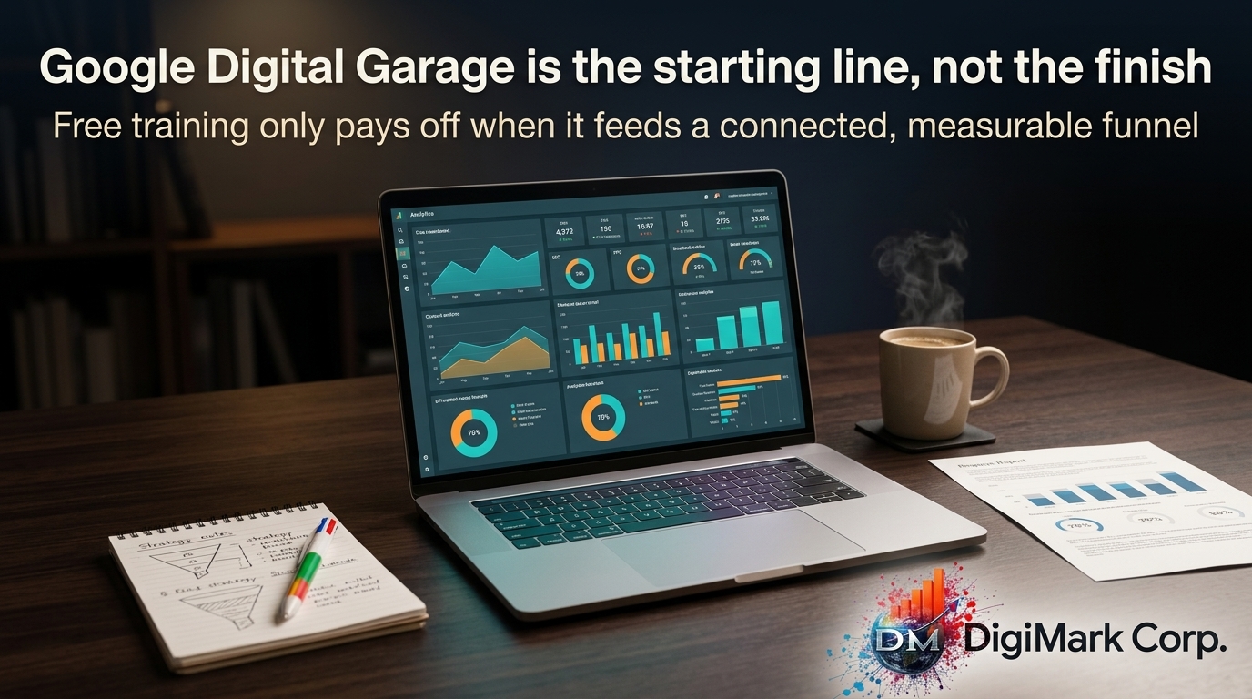 Google Digital Garage: Free Training Matters—Revenue Comes From a Connected Funnel 3