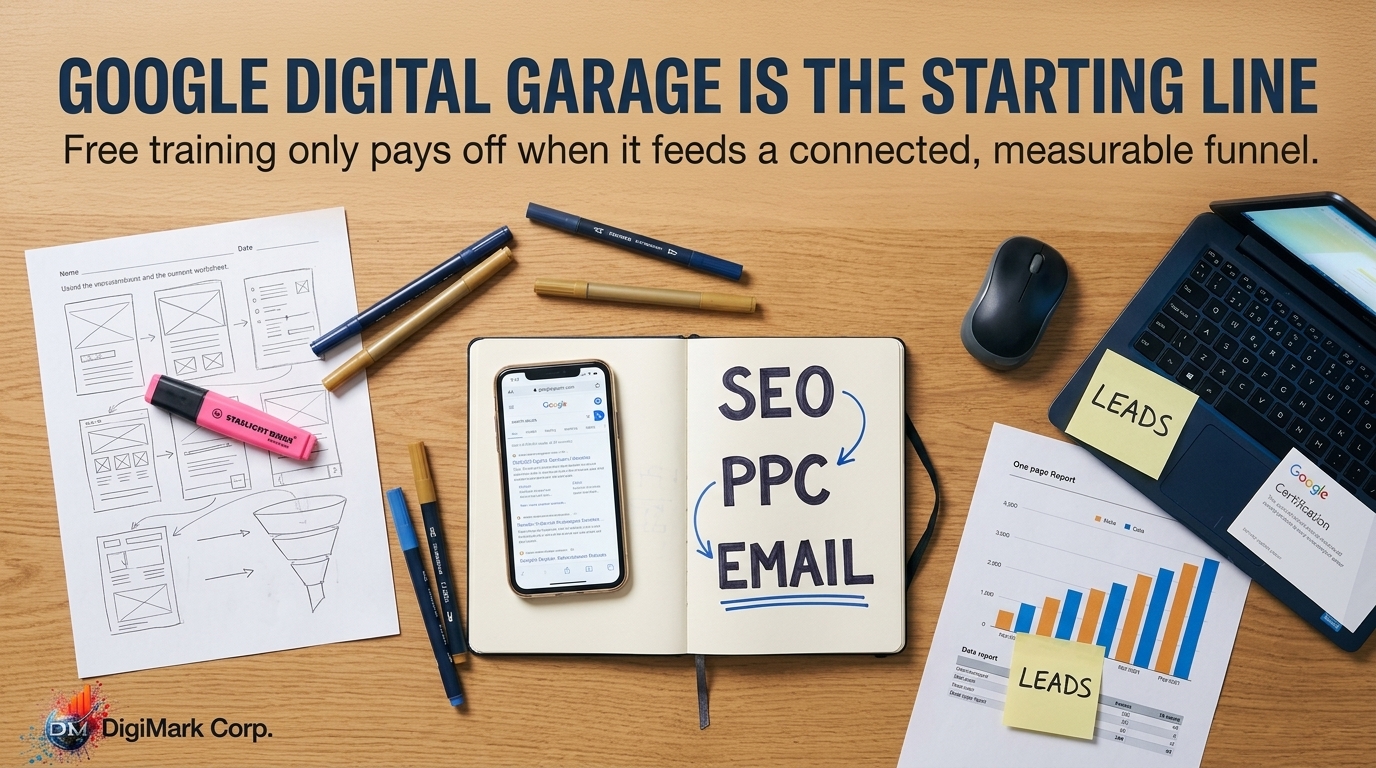 Google Digital Garage: Free Training Matters—Revenue Comes From a Connected Funnel 2