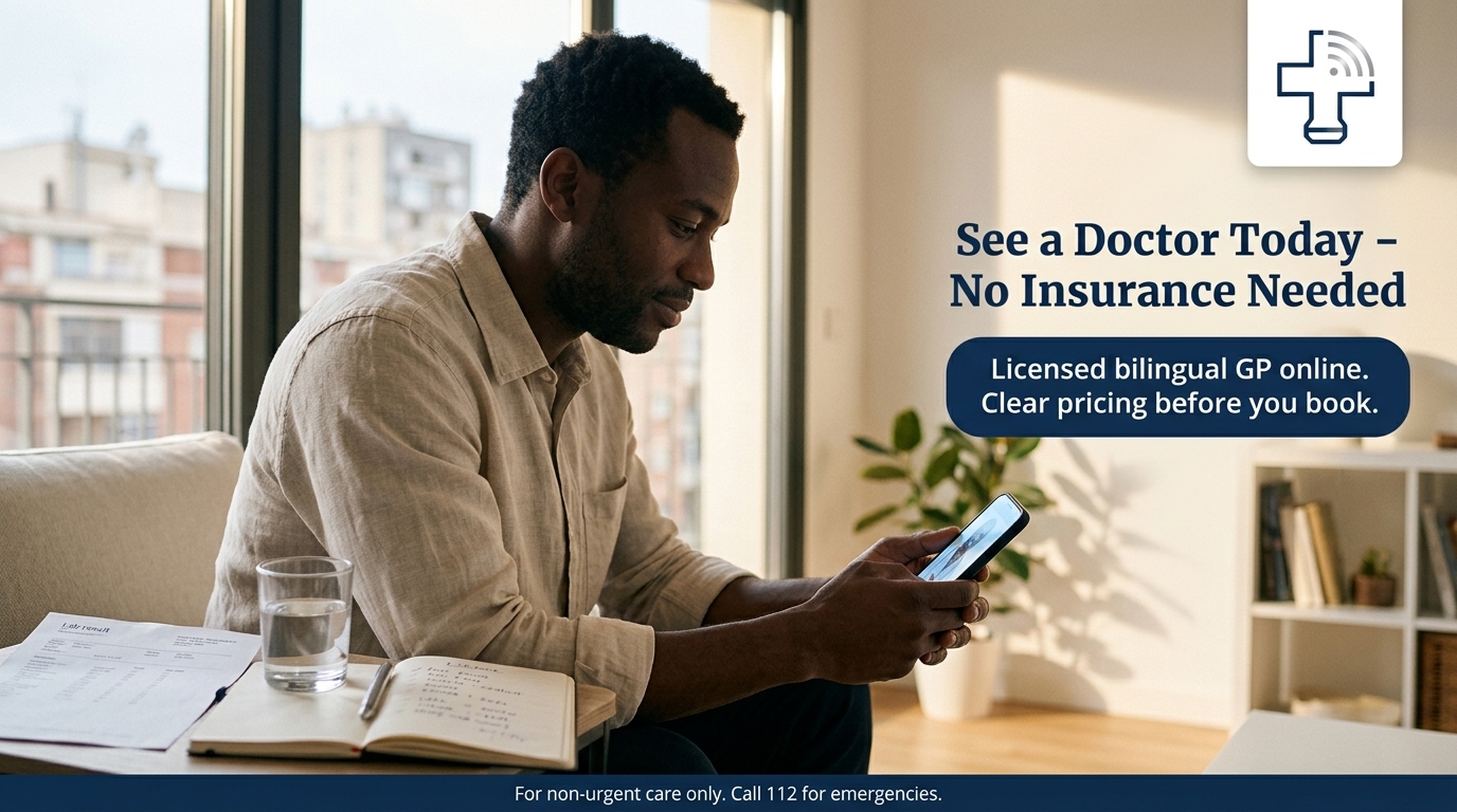 The lowest-cost way to see a doctor without insurance (Spain + EU)