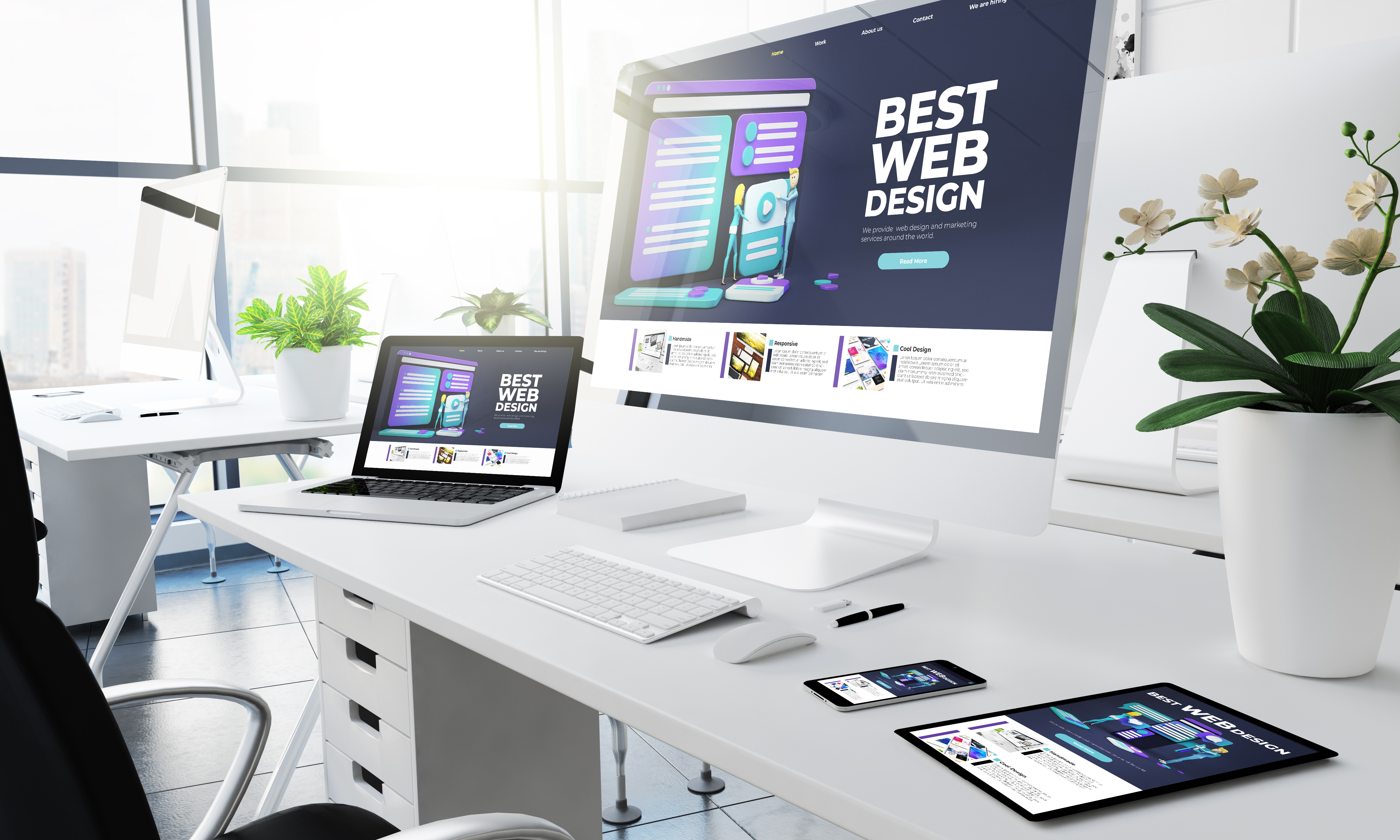Mastering the Art of Knowledge Base Websites: Best Practices for Success Office Responsive Devices Web Design Website 953bc05fea1e9e7fd8bf