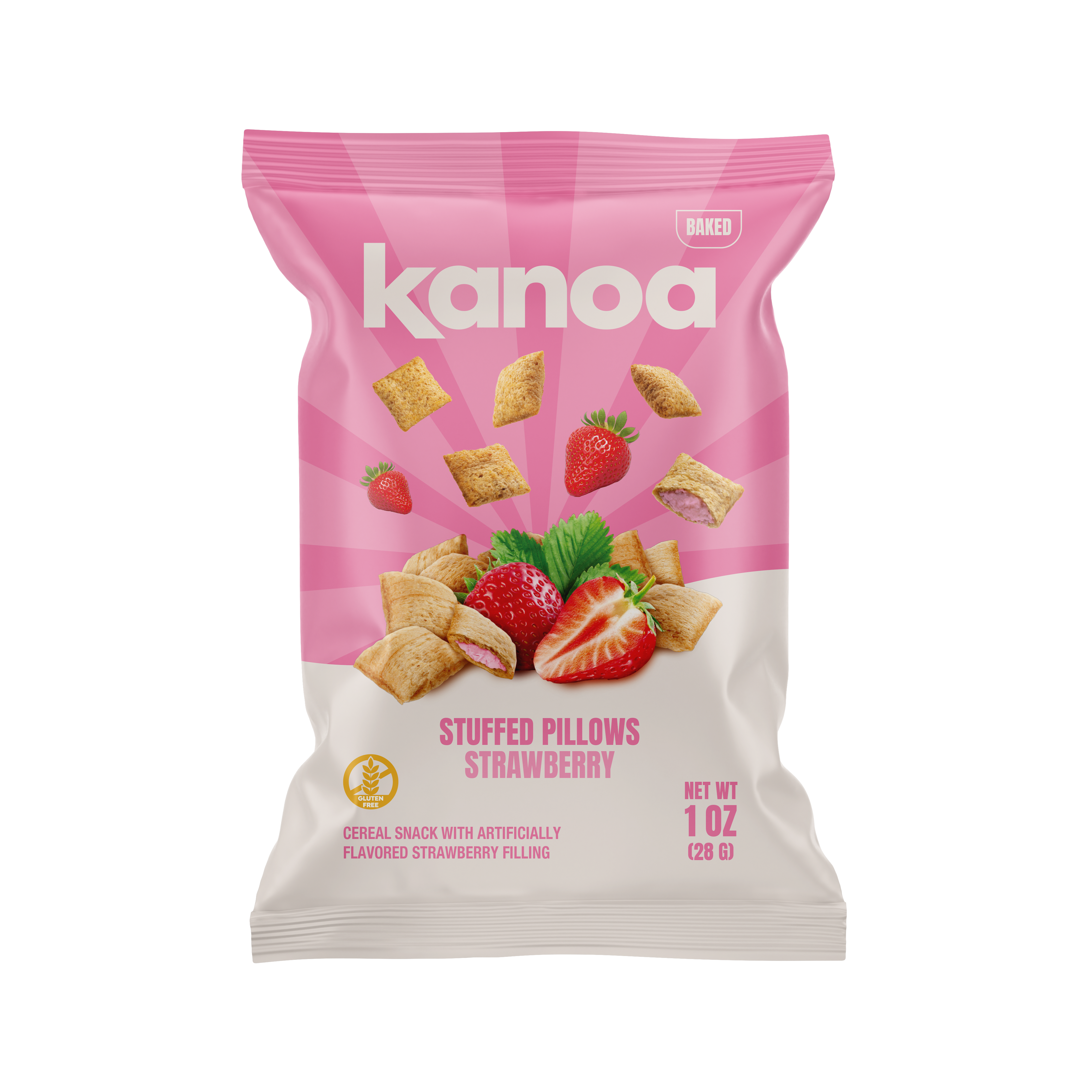 Strawberry filled Kanoa Snack  to-go gluten free
