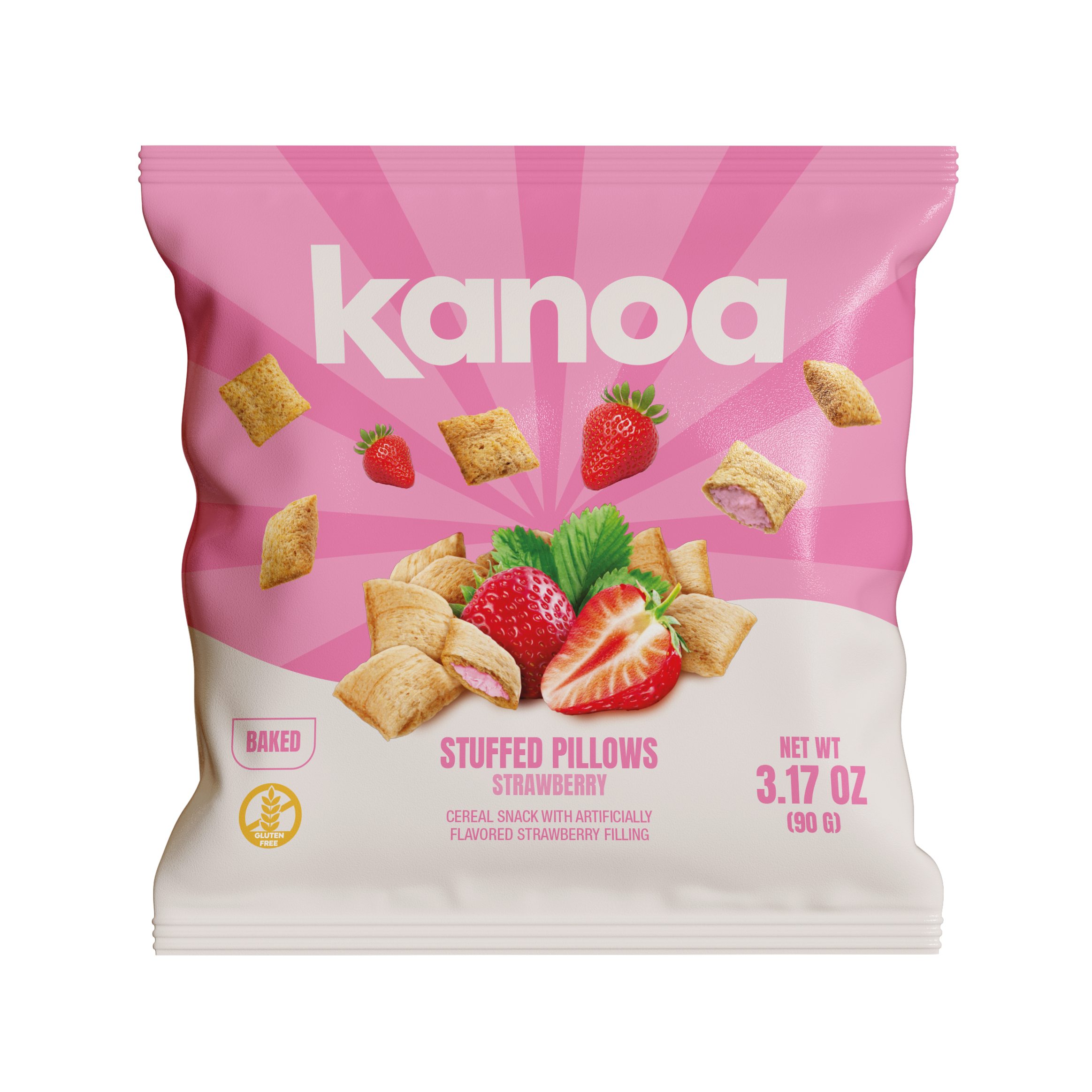 Strawberry filled Kanoa Snack  Gluten Free