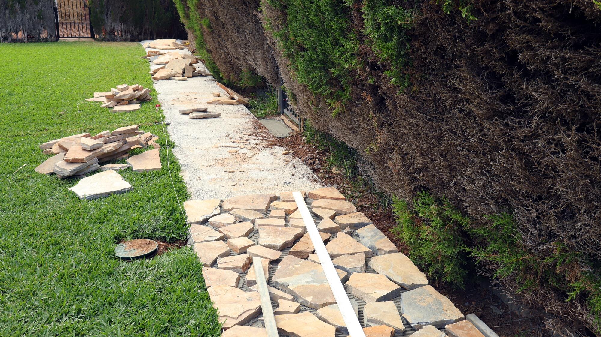 alt="Hardscape Maintenance/ replacement and repairs"