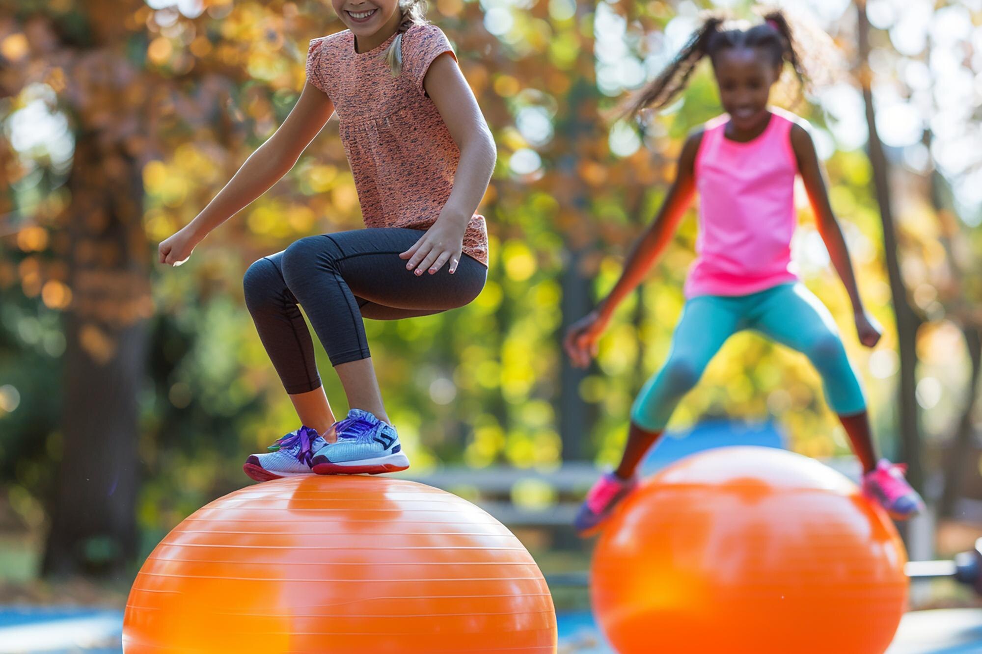 photo of balance boards or stability balls for gir eb7f9b7f18cdd26ee166