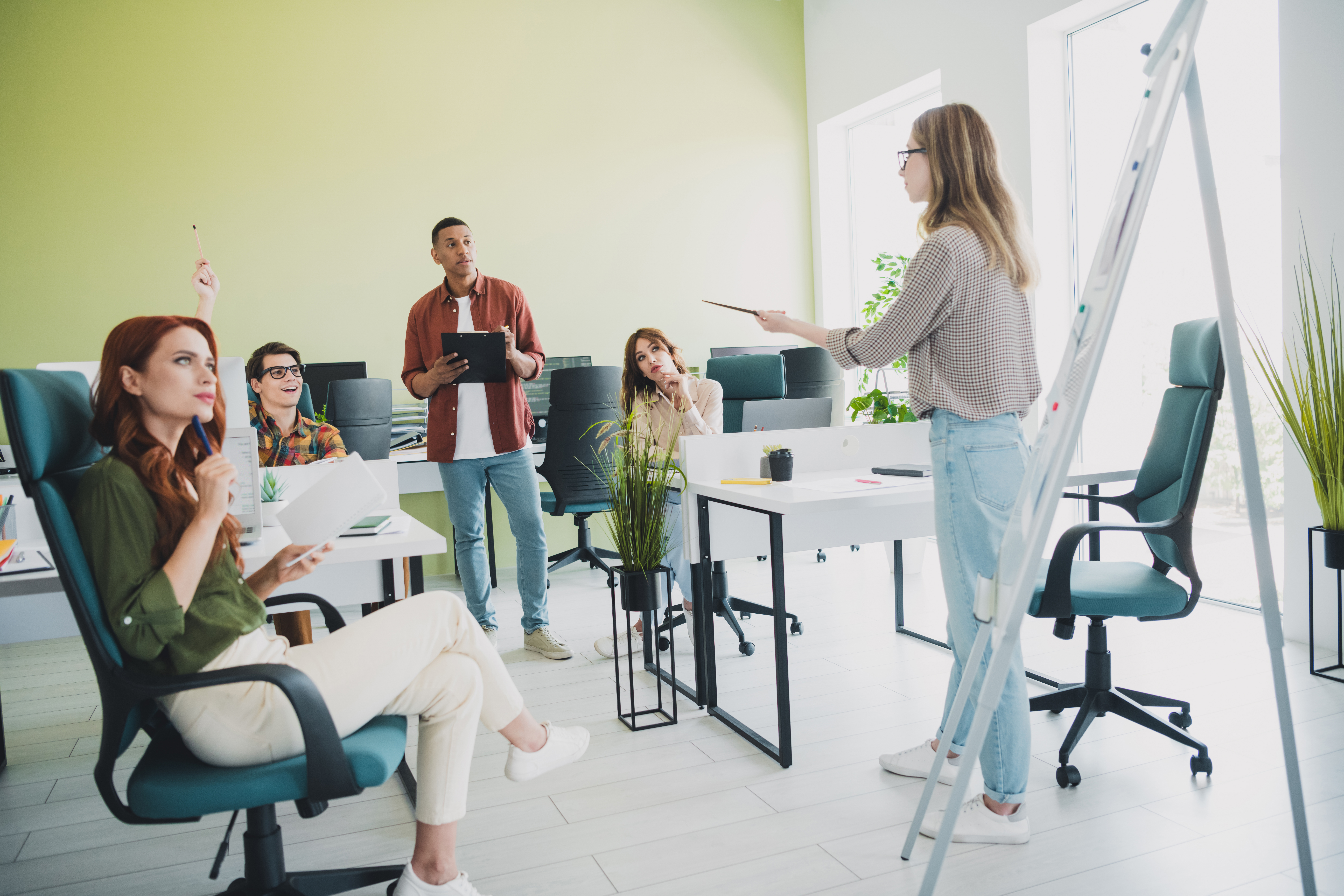 photo of smart cheerful young it coworkers enjoyin 36ce0c8d5aae7980426e