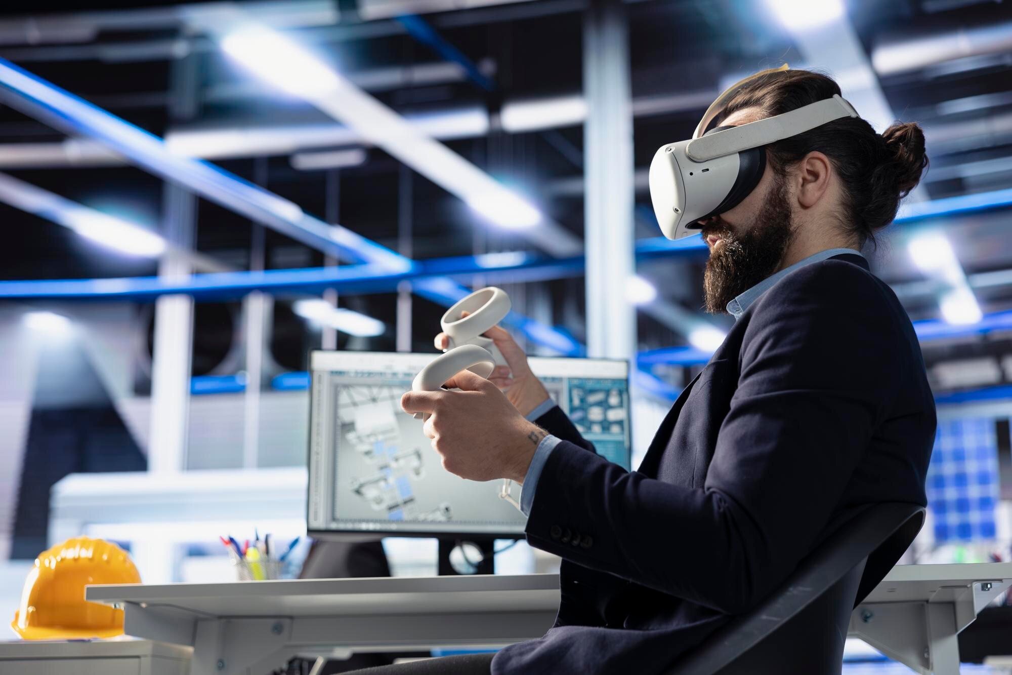 Revolutionise Your Energy Career with Immersive Learning: The GeoModes Advantage 1 photovoltaics factory technician using vr equipmen e55af795092b637a685f