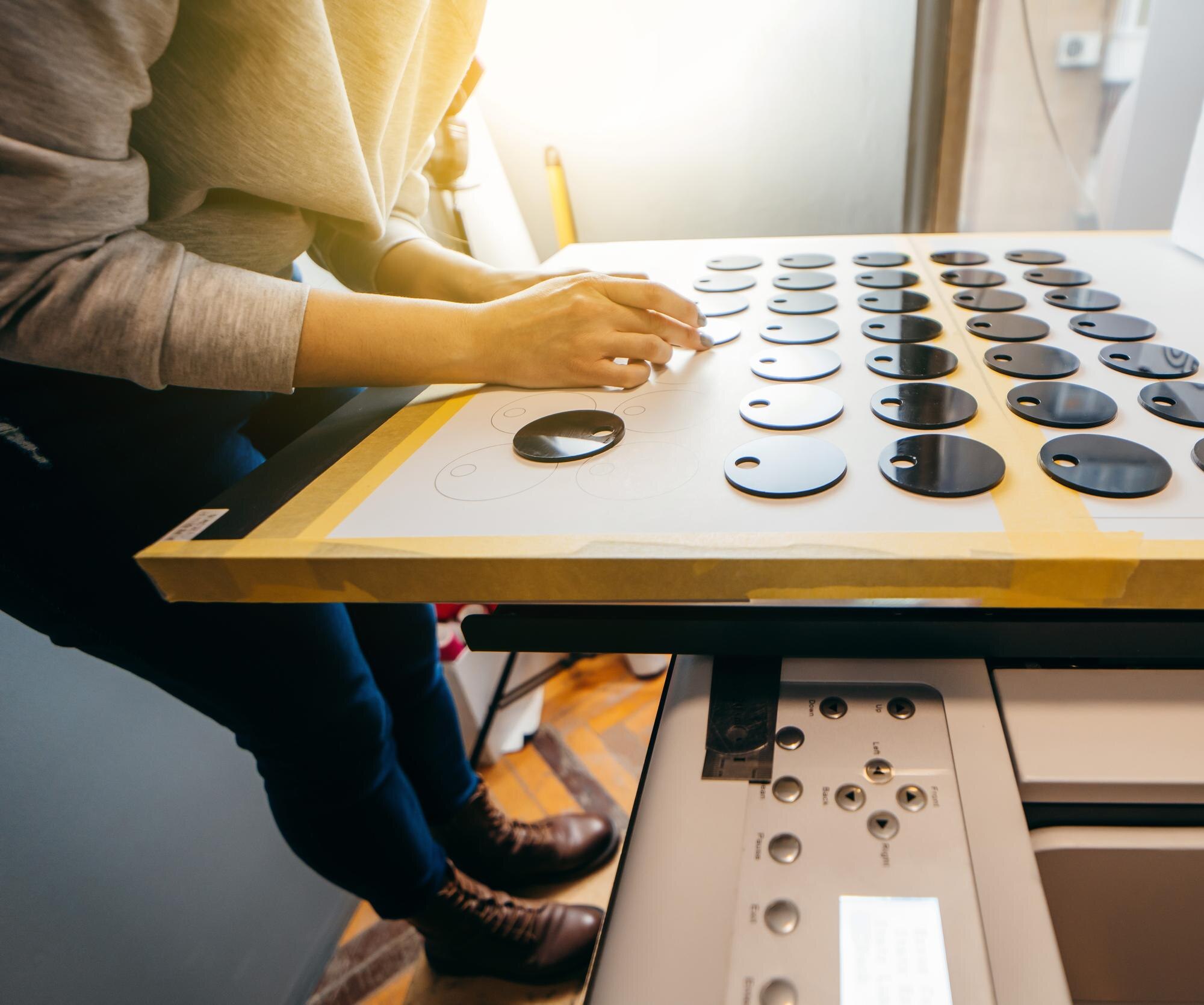 Precision cutting in construction and manufacturing: stay on‑spec, on‑time, and on‑budget 3 plastic blank of black numbered wardrobe close up a46255c96f4cdeef7863