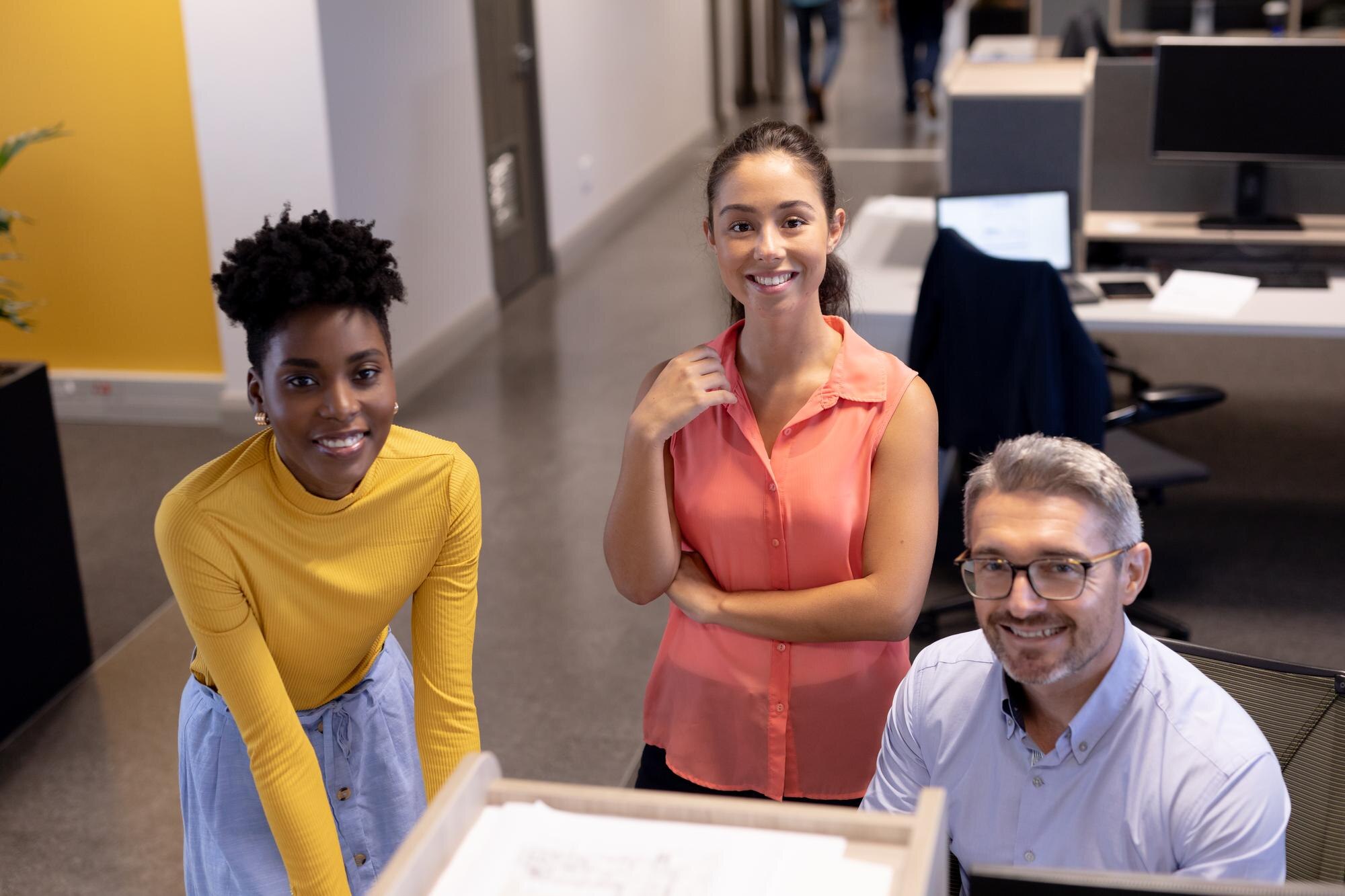 portrait of happy multiracial business colleagues 4f6874aa0cbd2b1034a5