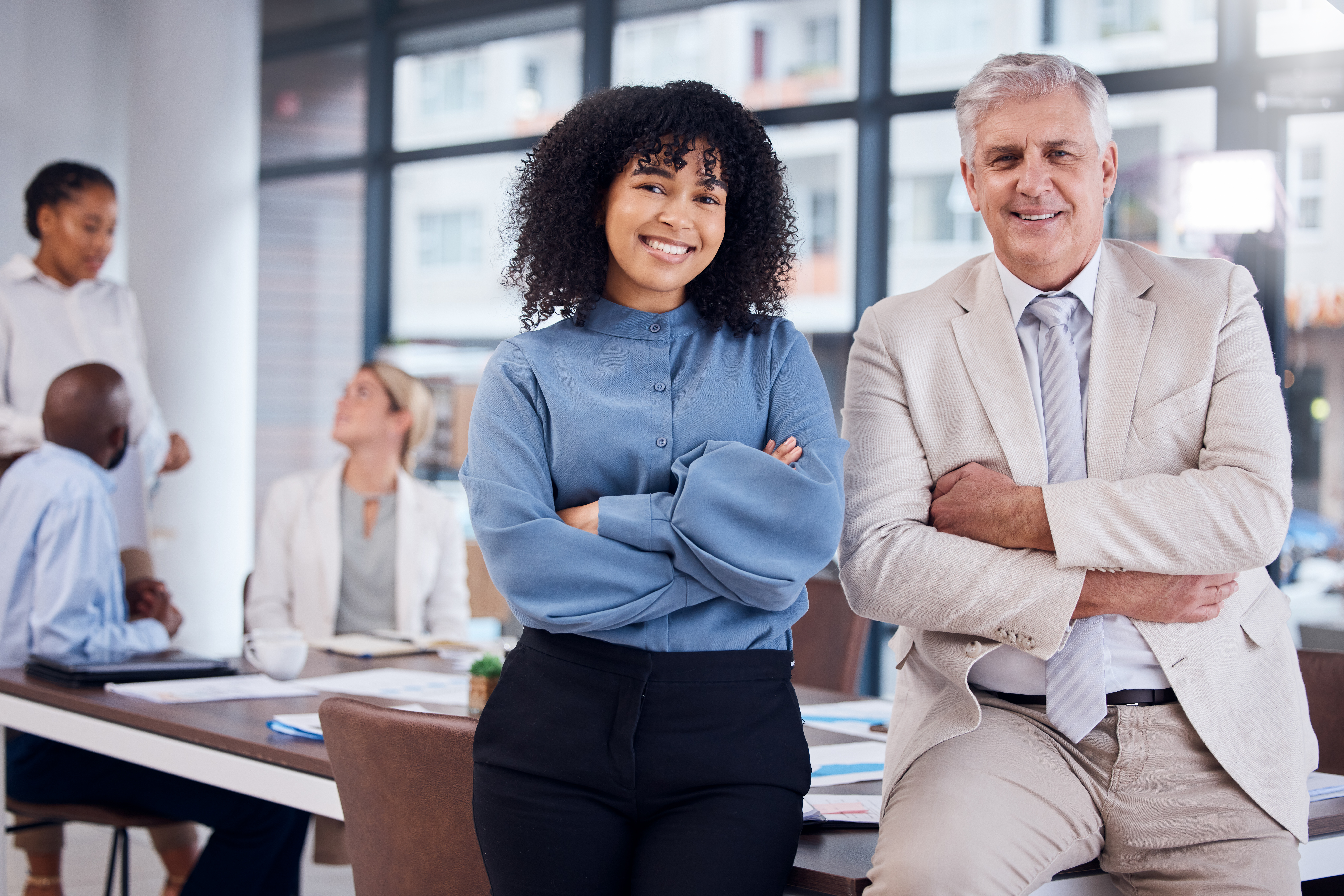portrait of proud business people and partner for 9529ef6c2a61a0fbe550
