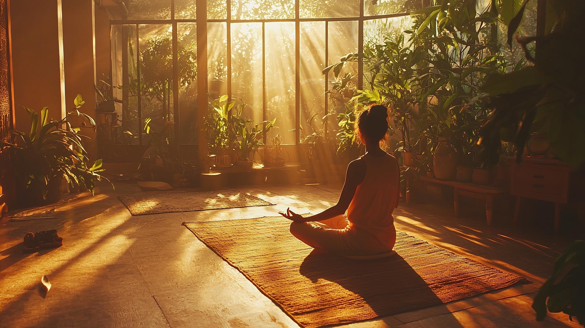 Simple Daily Rituals To Tame The Social Media Beast 2 Practicing Yoga In A Serene Indoor Space During Mo Cbe1127Ad87D6C97F7F3