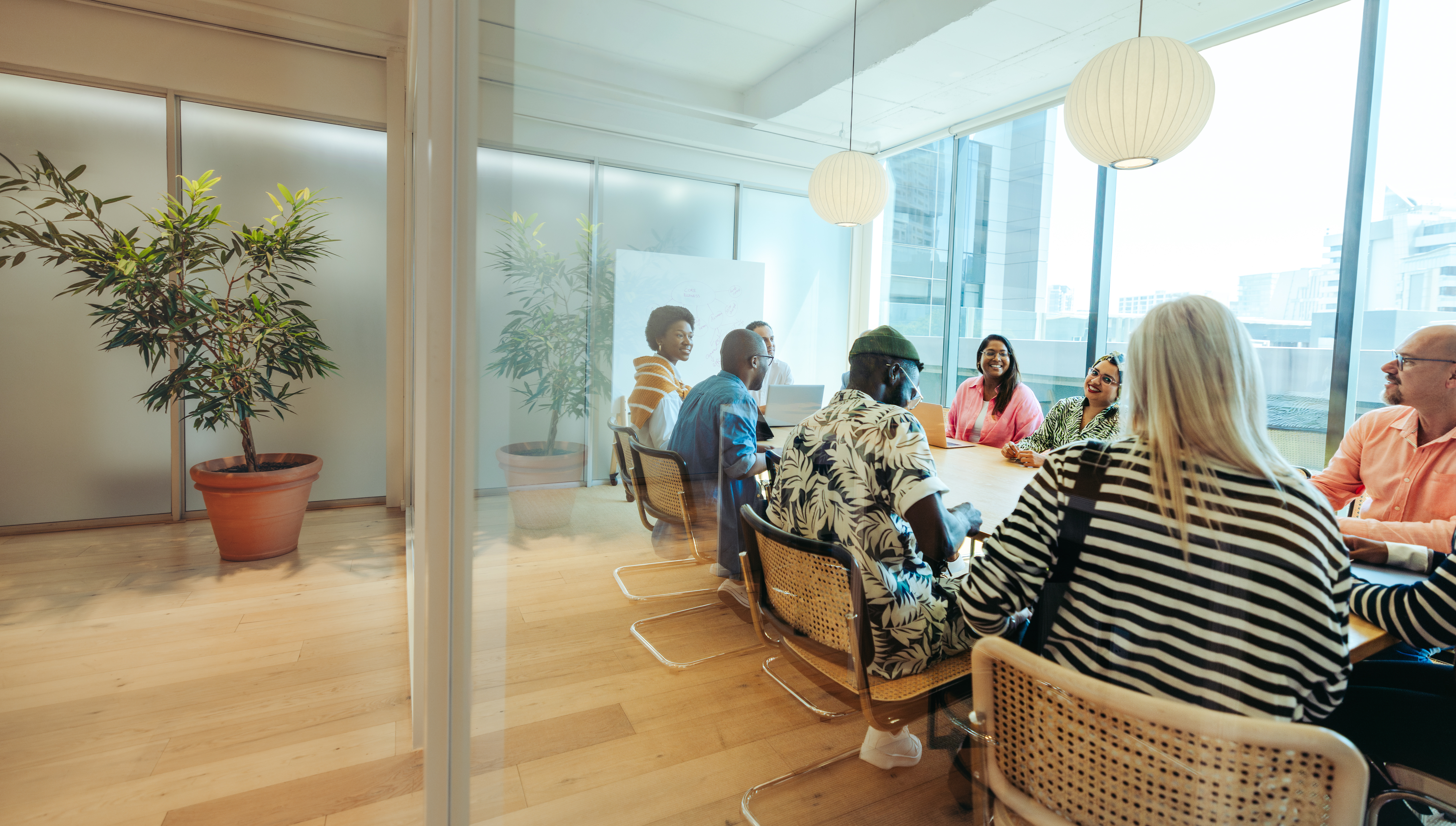 pretty modern office space with diverse team meeti 4e02c748dd0408c041ee