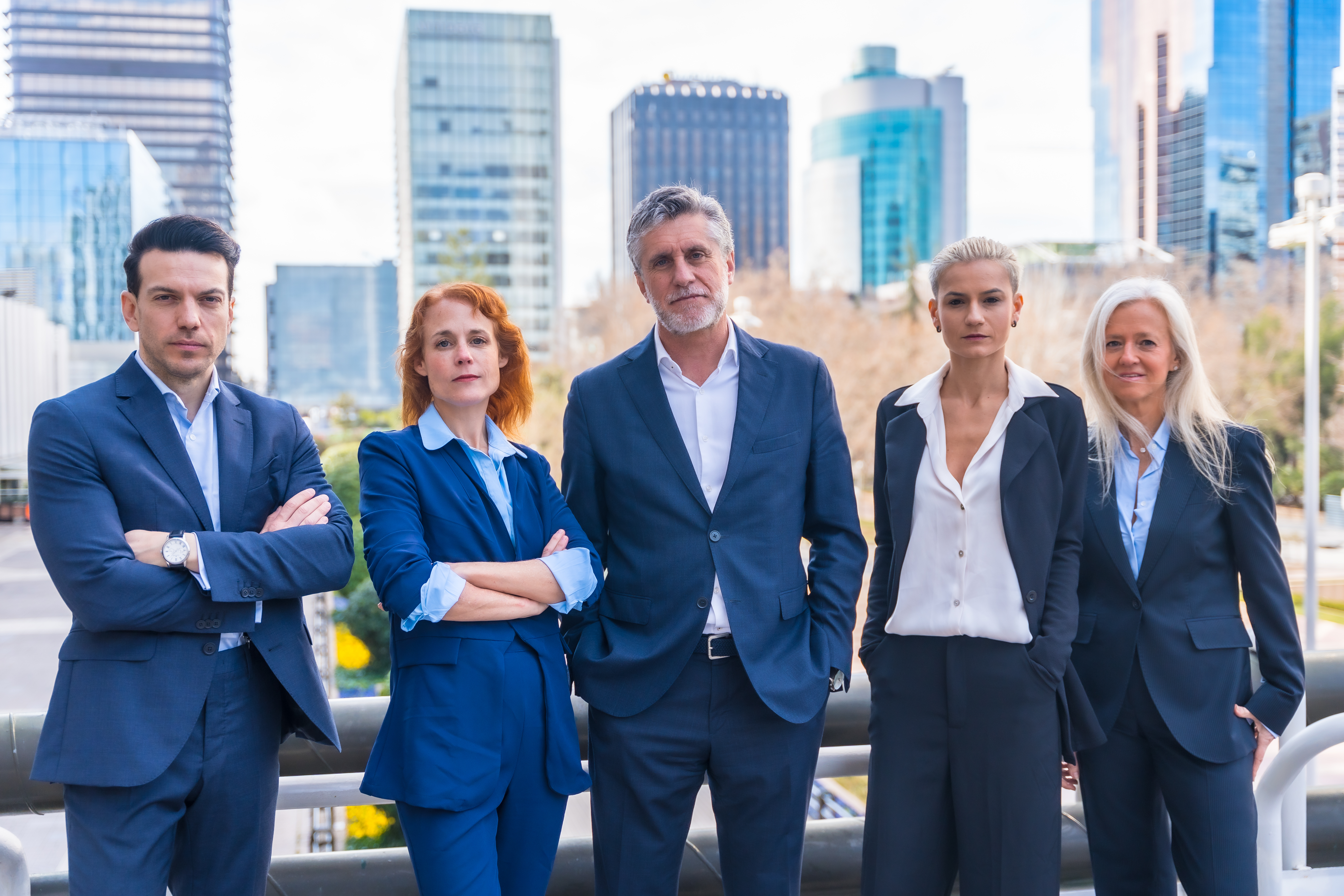 professional business executives posing for corpor afe8e64031d618339fc5