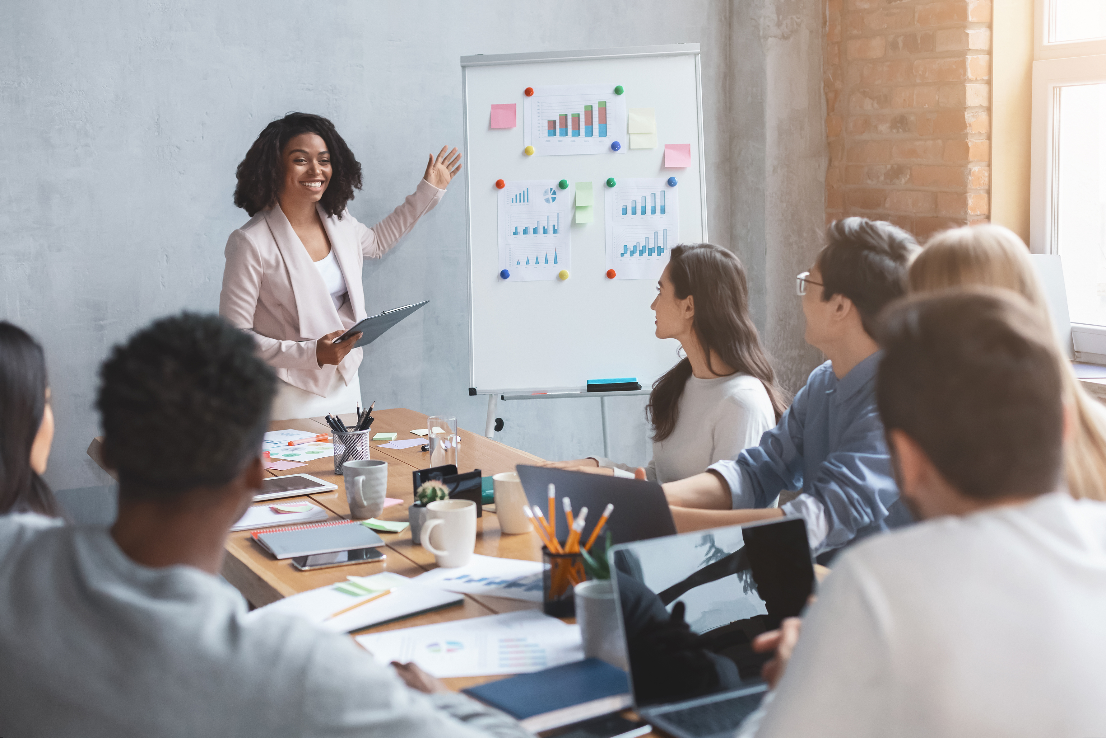 Cannabis Facts Your Workplace Can't Ignore: What You Need to Know 3 professional marketologist making presentation dur 88104eadb5f51f61705b