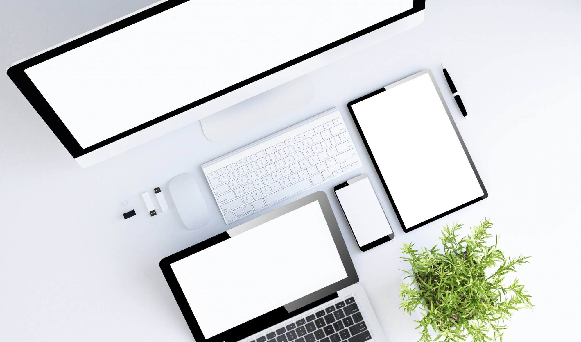 responsive devices top view white 2519a9b47a9b0034350c