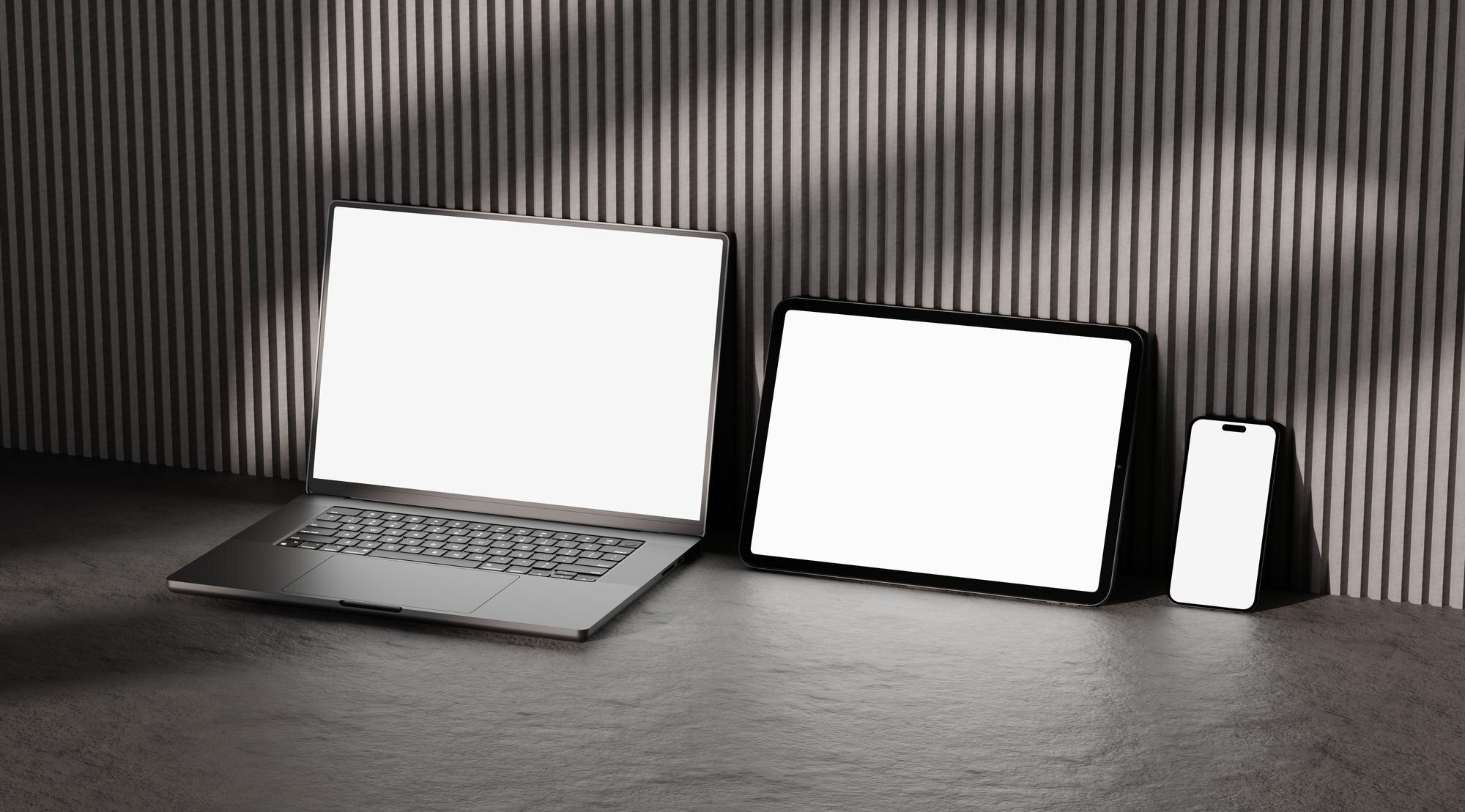 responsive web design and website mockup devices m 3073b028f221b4663652