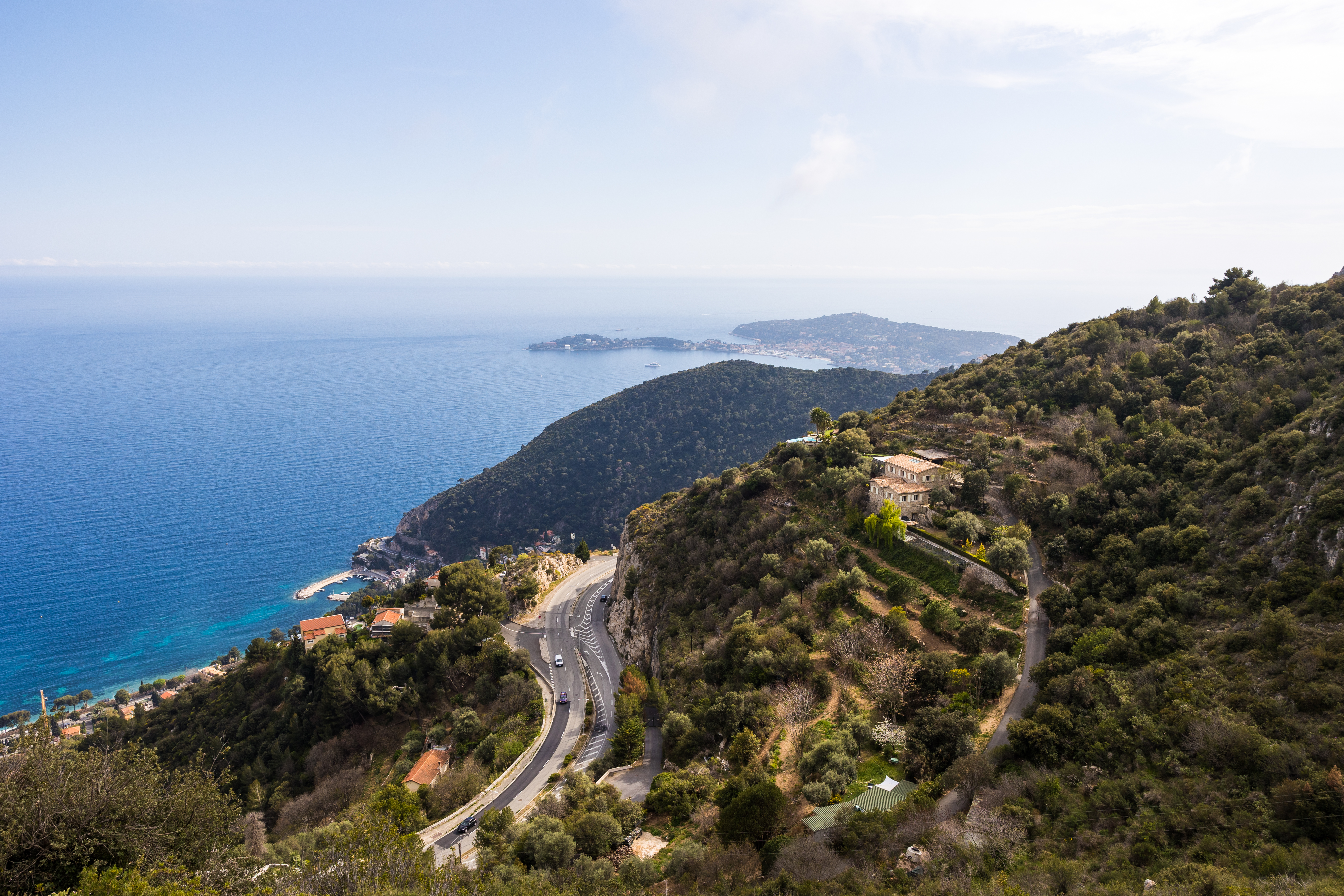 Car4Rent - road from the middle corniche to eze along the co 6f8dd3848af8383f9582