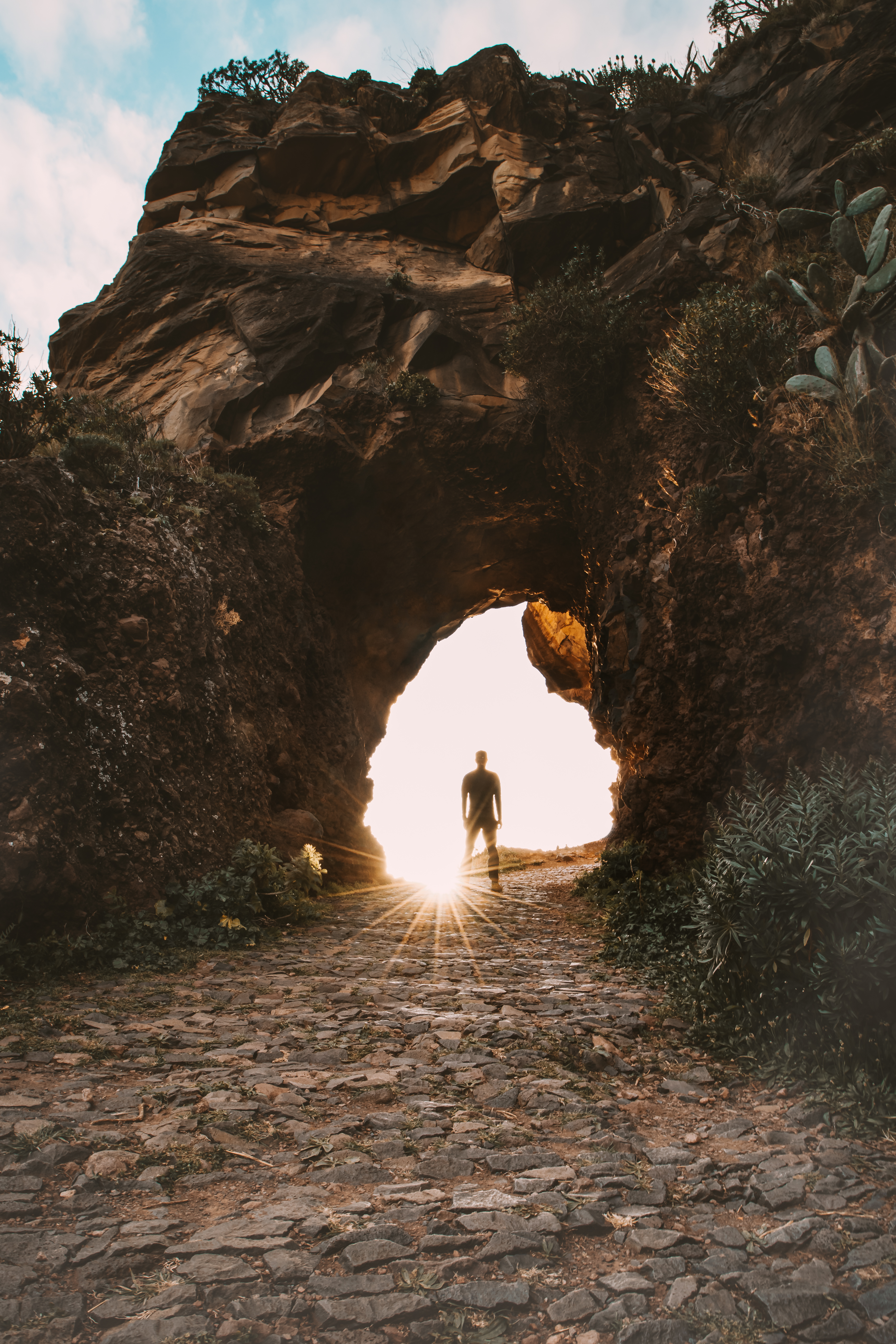 How Expert Support Elevates Your Self-Drive Adventure with BTOURS 5 rock opening near the town of ponta do sol on the c62be452cd395ddfb5cf BTOURS