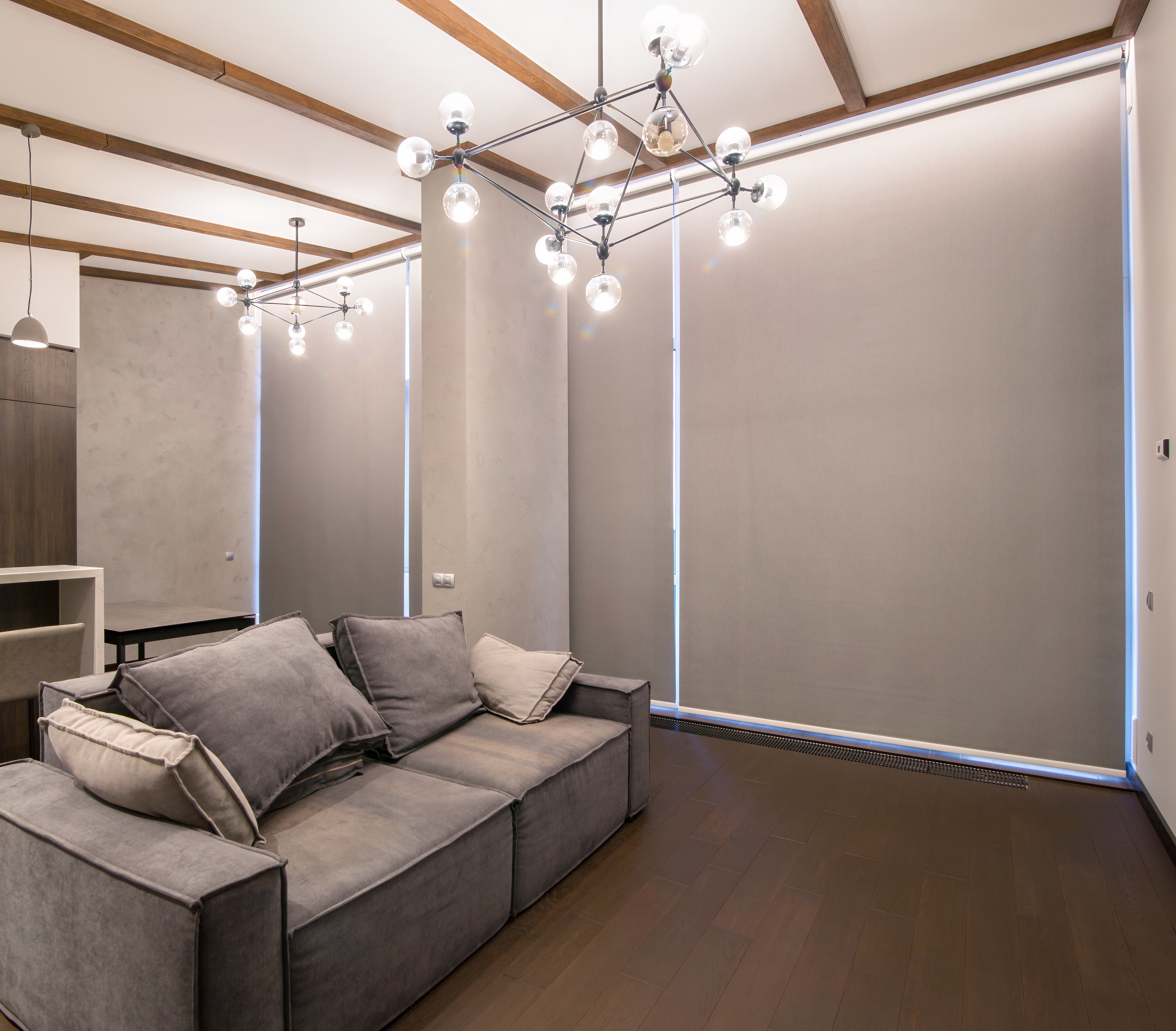 roller blinds in the interior 872667c492ce04a473cb