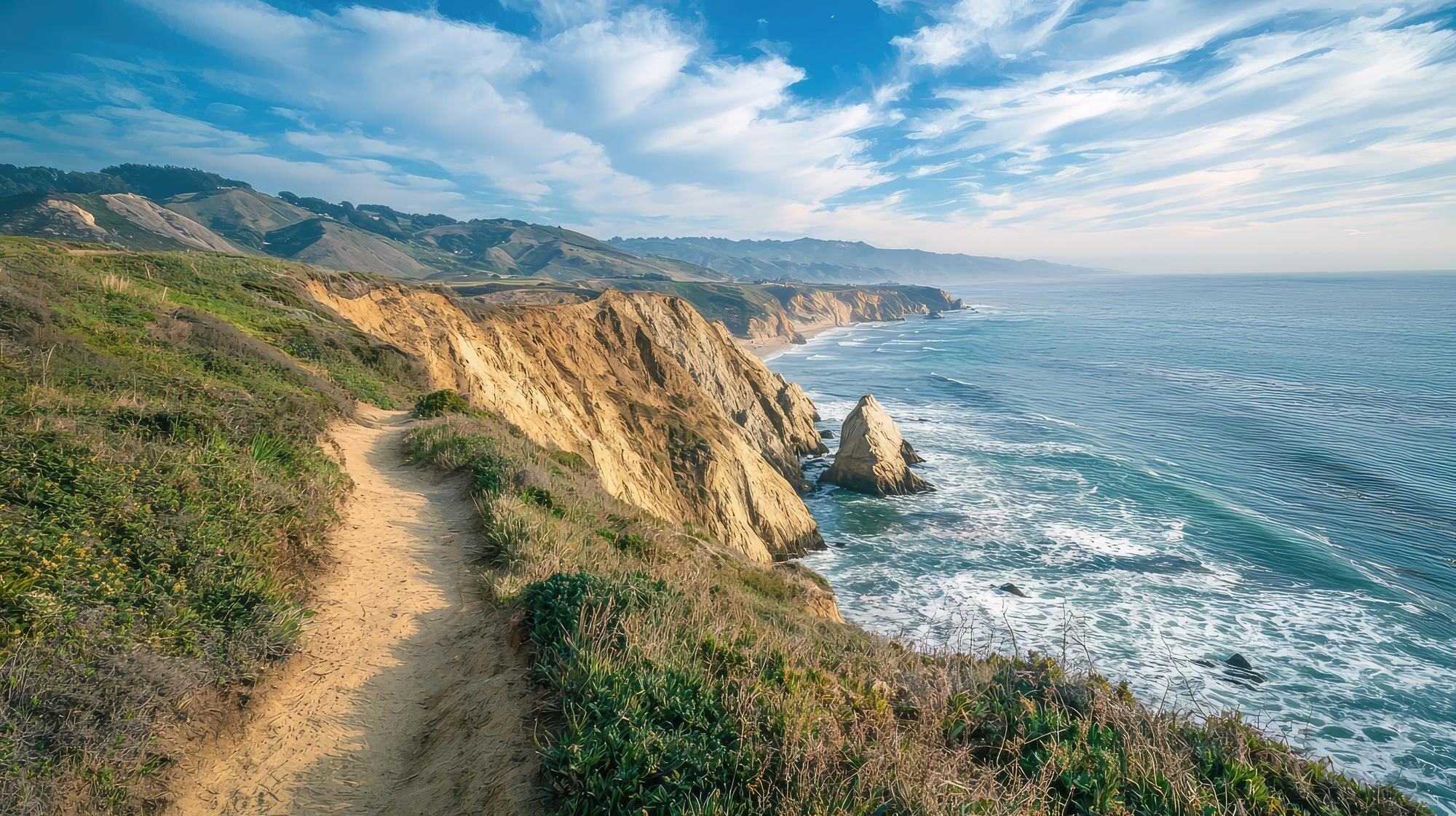 scenic coastal trail along rugged cliffs with pano 970dfea5c7572d82950f BTOURS