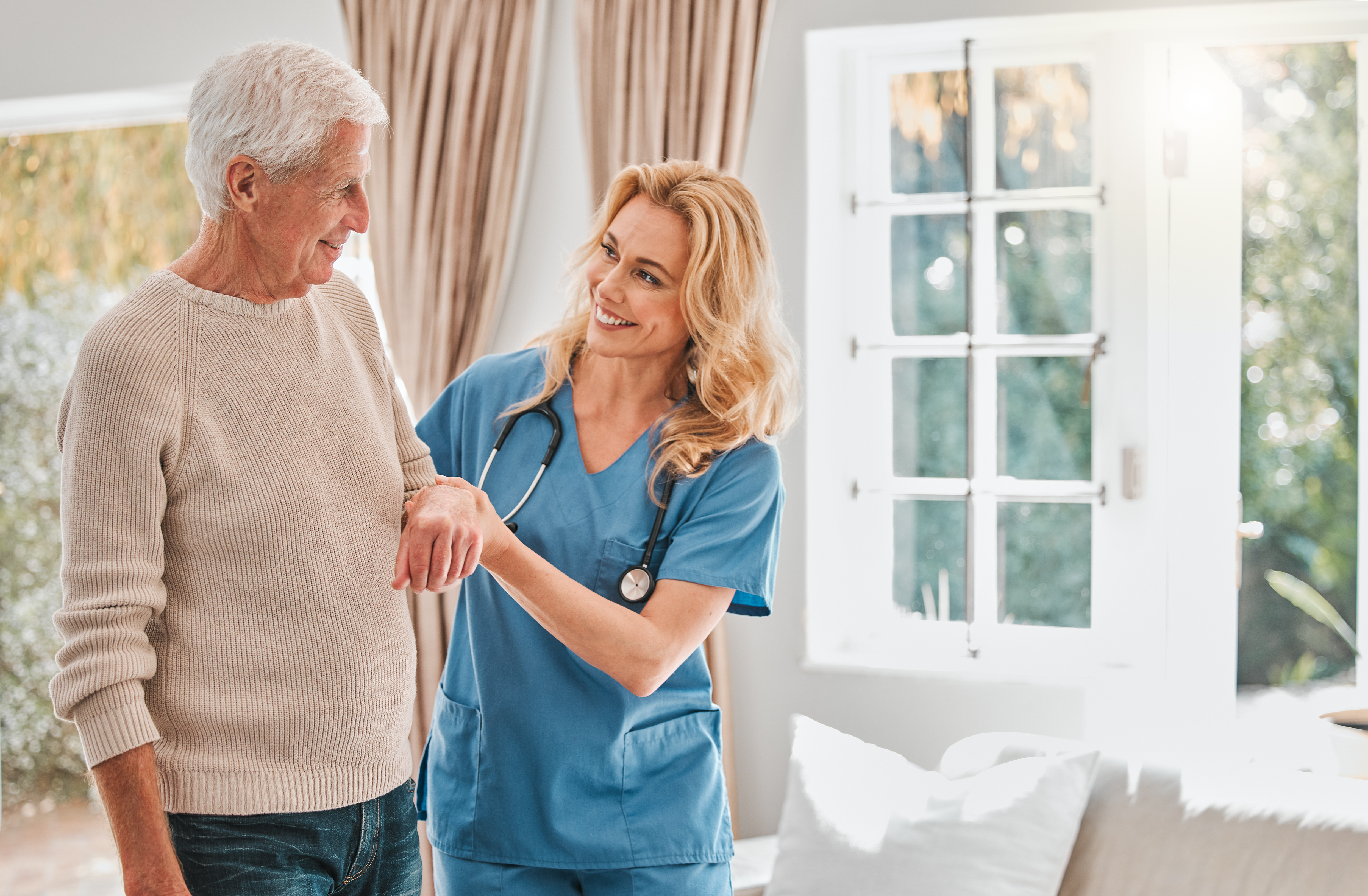shot of a female nurse helping her elderly male pa 8a8db8d880c6beb0d5d7