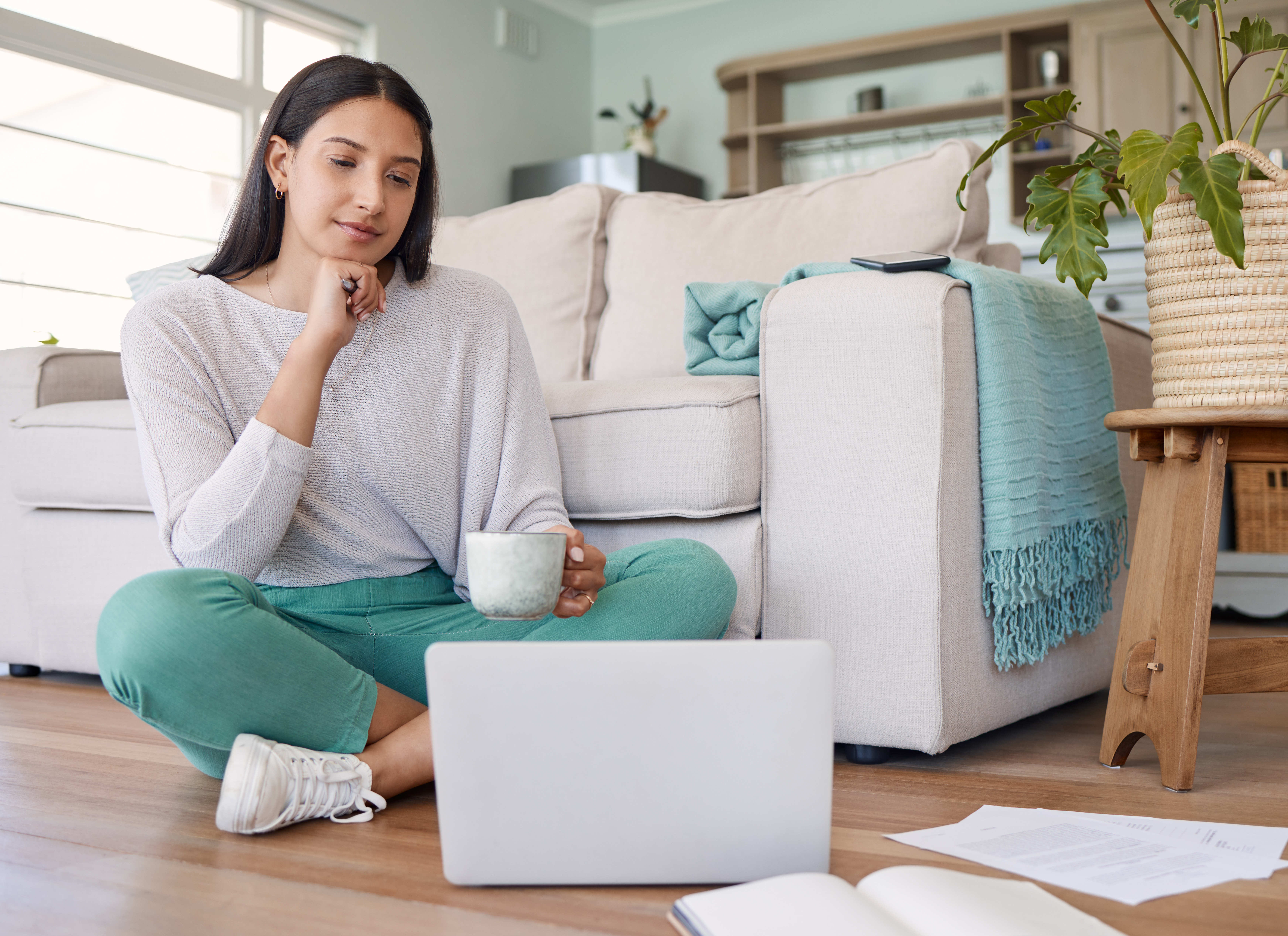Effortlessly Plan Your Dream Getaway: Top Tips for Hassle-Free Vacation Planning 2 shot of a woman drinking coffee while sitting on t 1ea2997621bd2ada6e7a