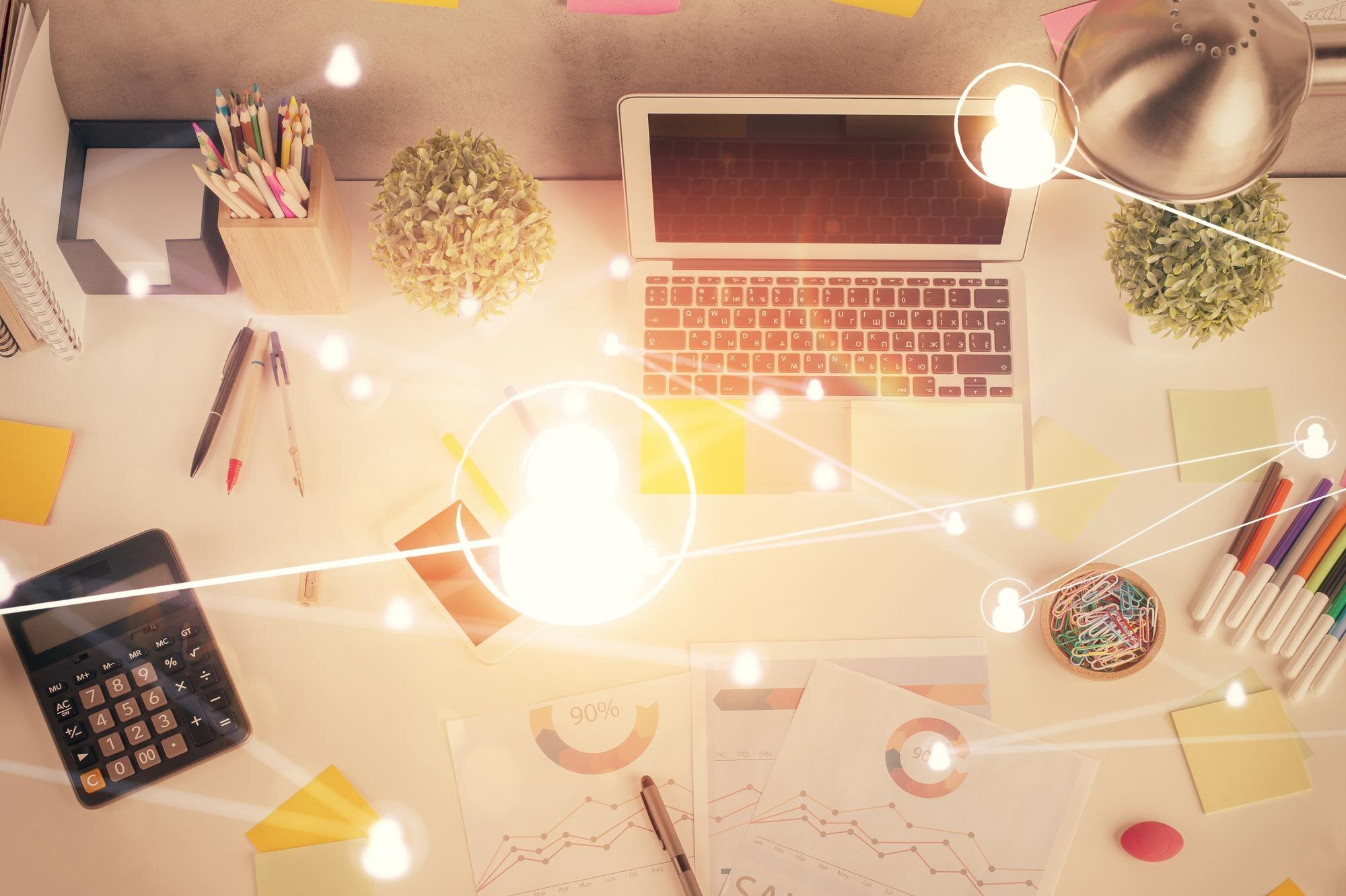 Mastering Social Media Marketing: A Guide to Success with Defyn Digital 52 social network hologram drawings over computer on bc4586f76787fef2dc31