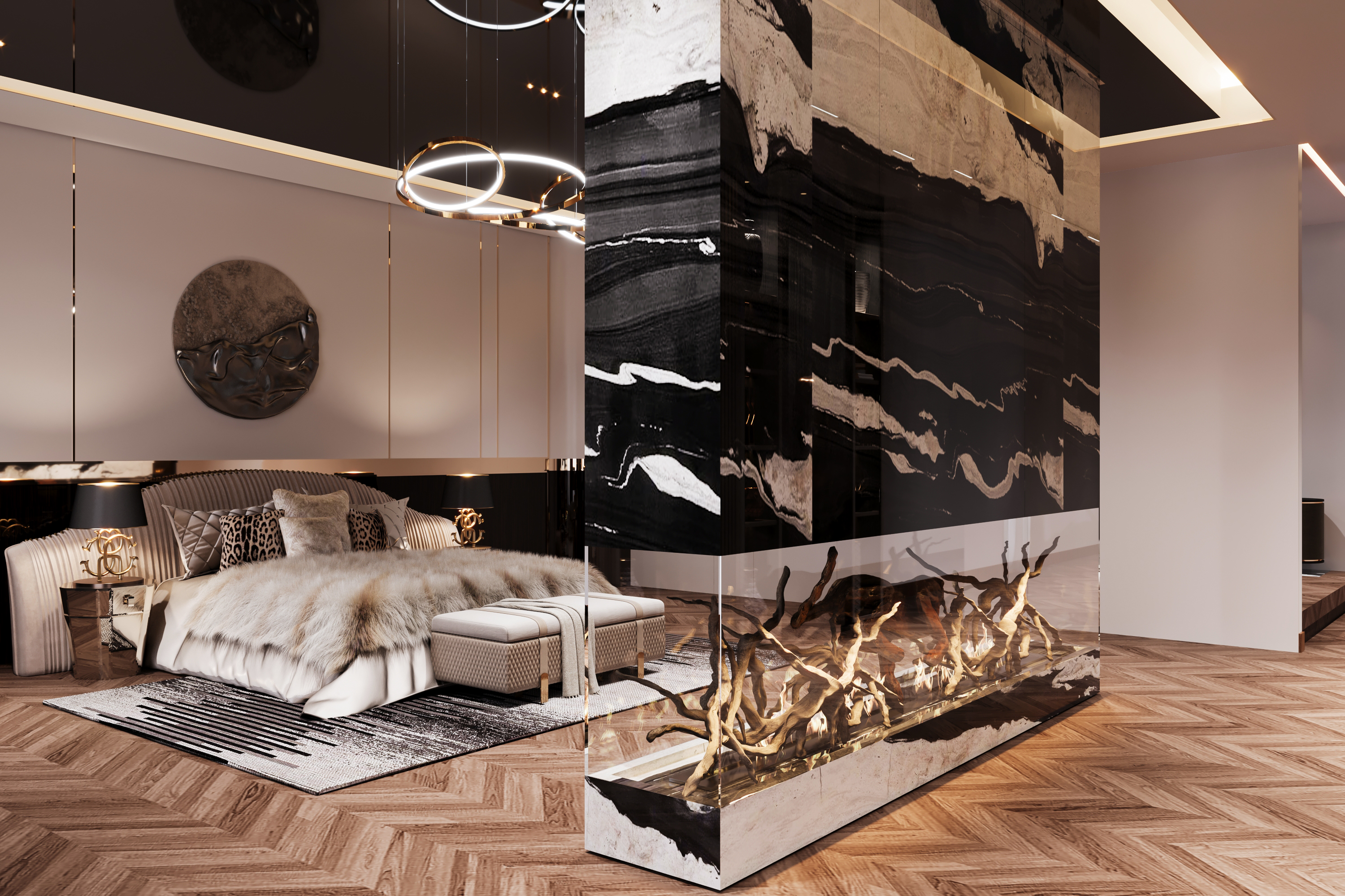 spacious bedroom with marble wall reflecting led l 7eadfaec59f6651837c3