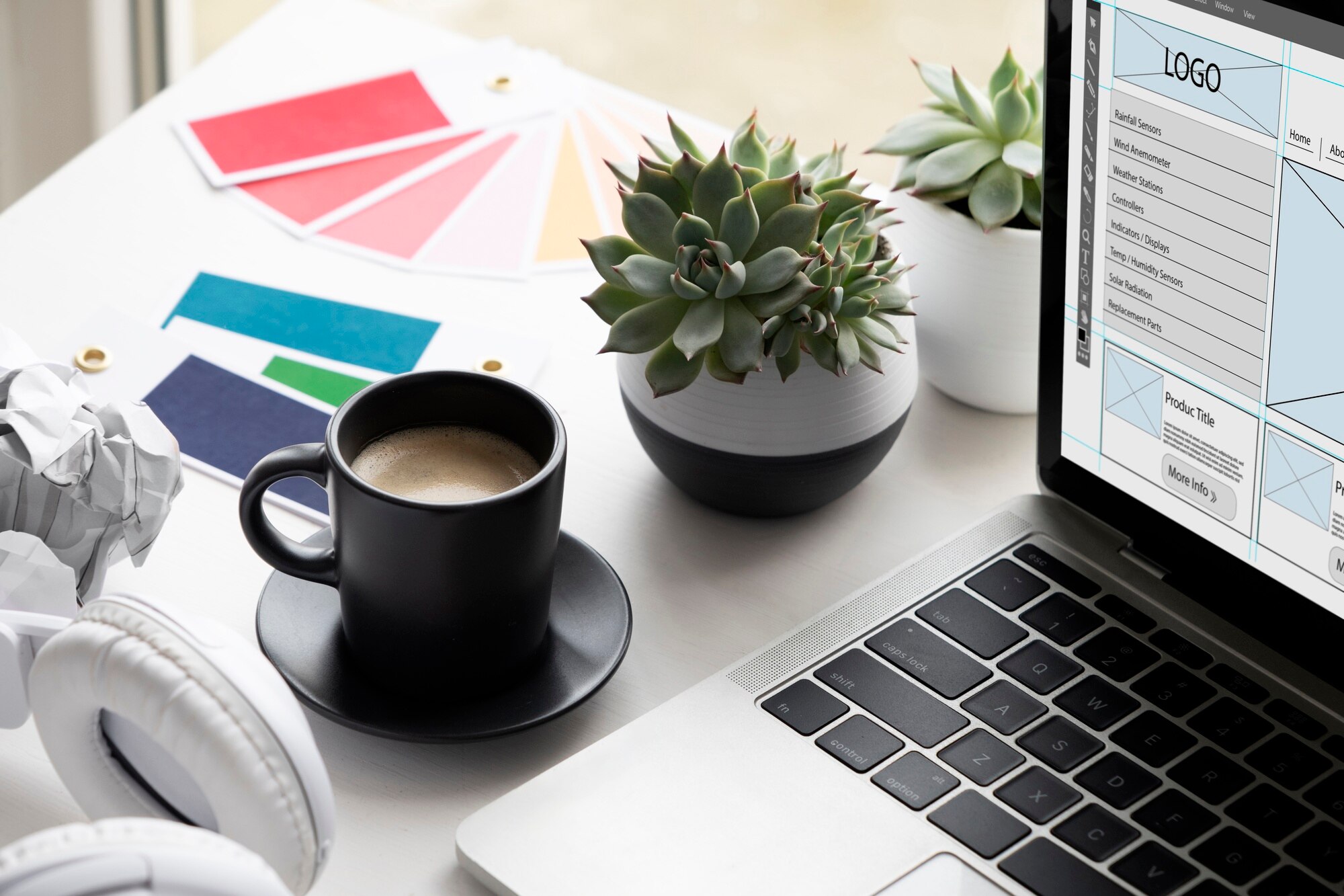 Unlocking the Secrets of UX and UI: Elevate Your User Journey 19 still life of graphic design office 940b7c41f40029b20e14