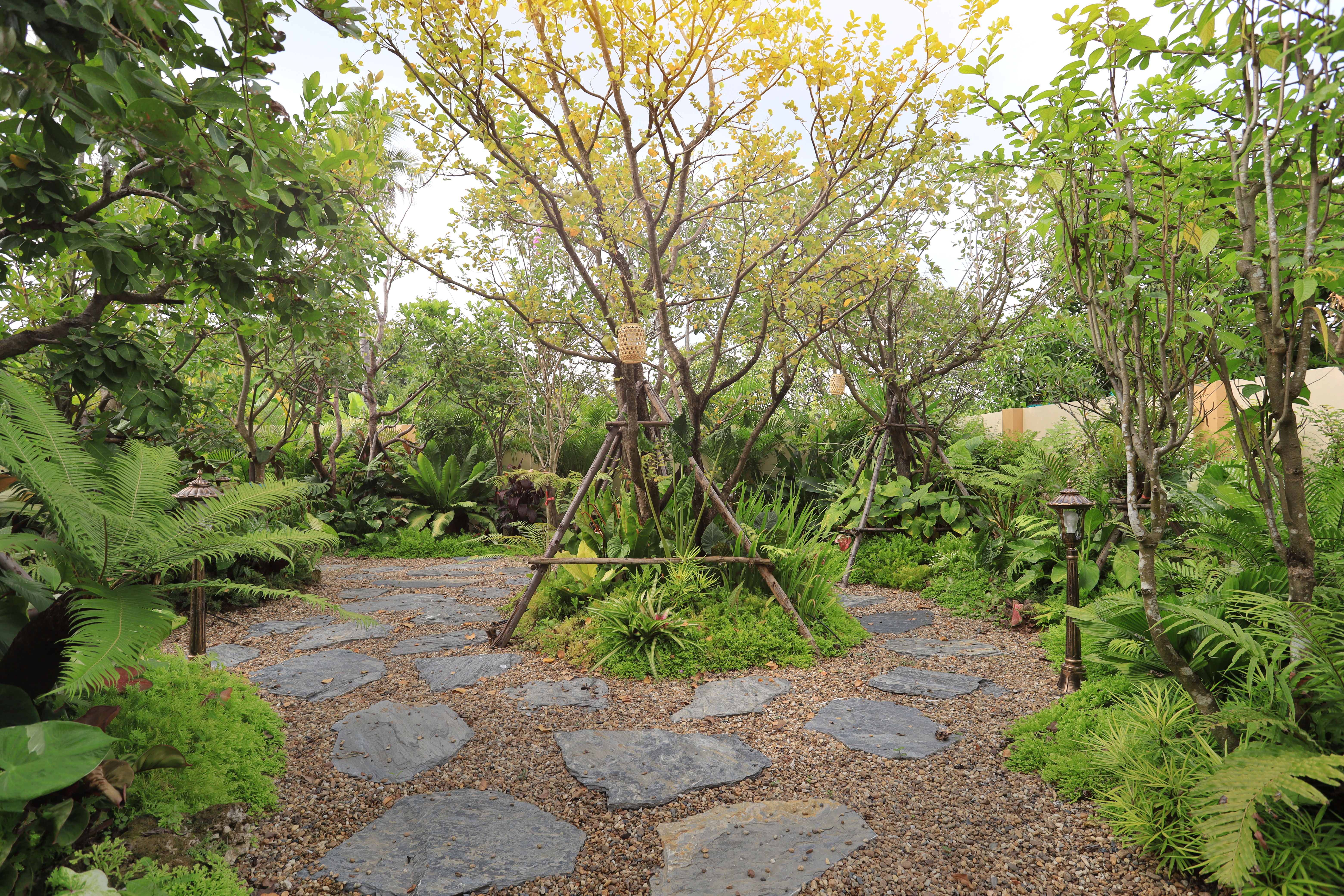 stone block walkway on gravel stone floor e60b76dac2fee66b68a2