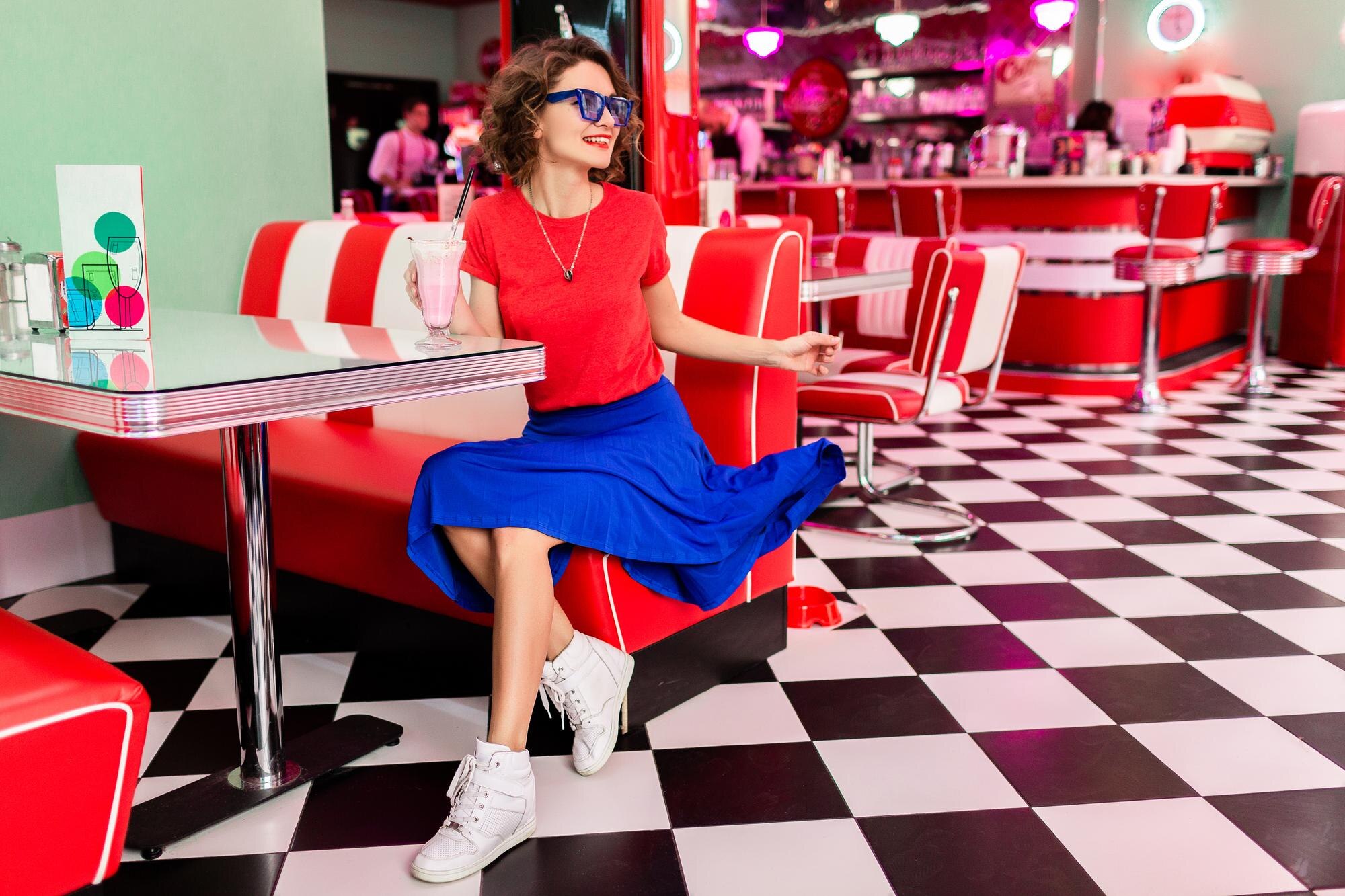 retro creamery booth seat