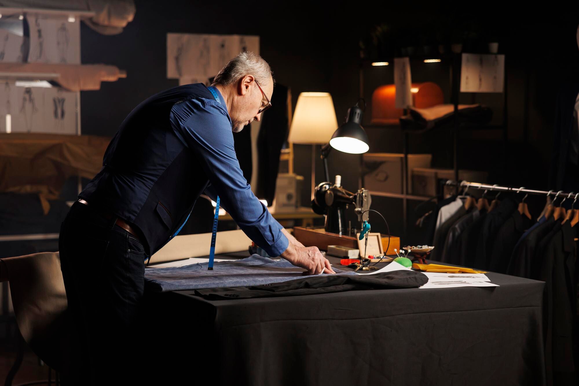 Caring for Your Bespoke Wardrobe: Tips for Timeless Elegance Suitmaker Measuring In Tailoring Studio F122635f3bbc37a06067