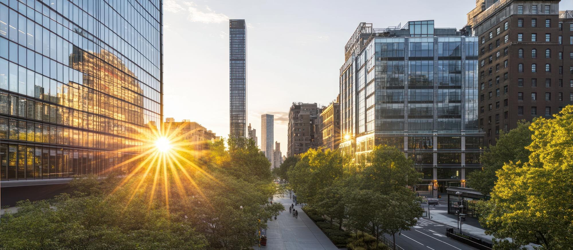Featured image: Sunset cityscape skyscrapers park avenue urban dev-0880dcc967abbd7026c7
