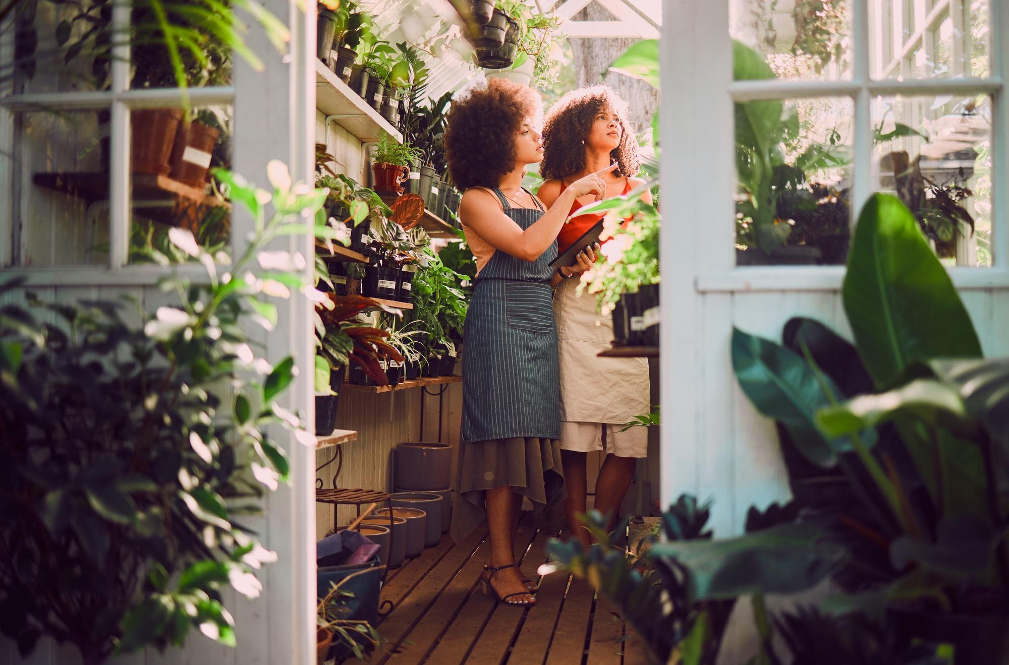 Sprout Your Creativity: Joyful Gardening Ideas for Every Home Tablet Plants And Women Florist Shop And Nature In 8286c26a3dca62212c7a